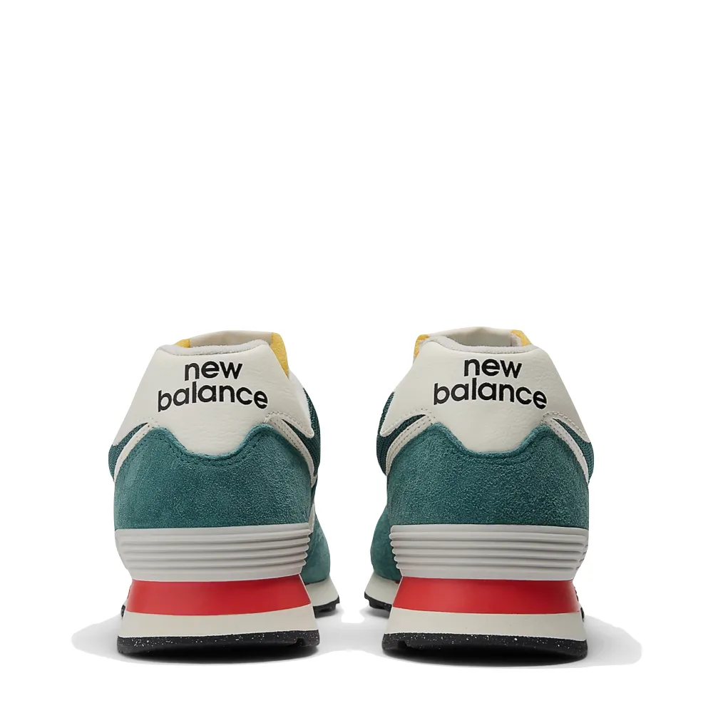 New Balance Women's 574 Sneaker in New Spruce with Sea Salt