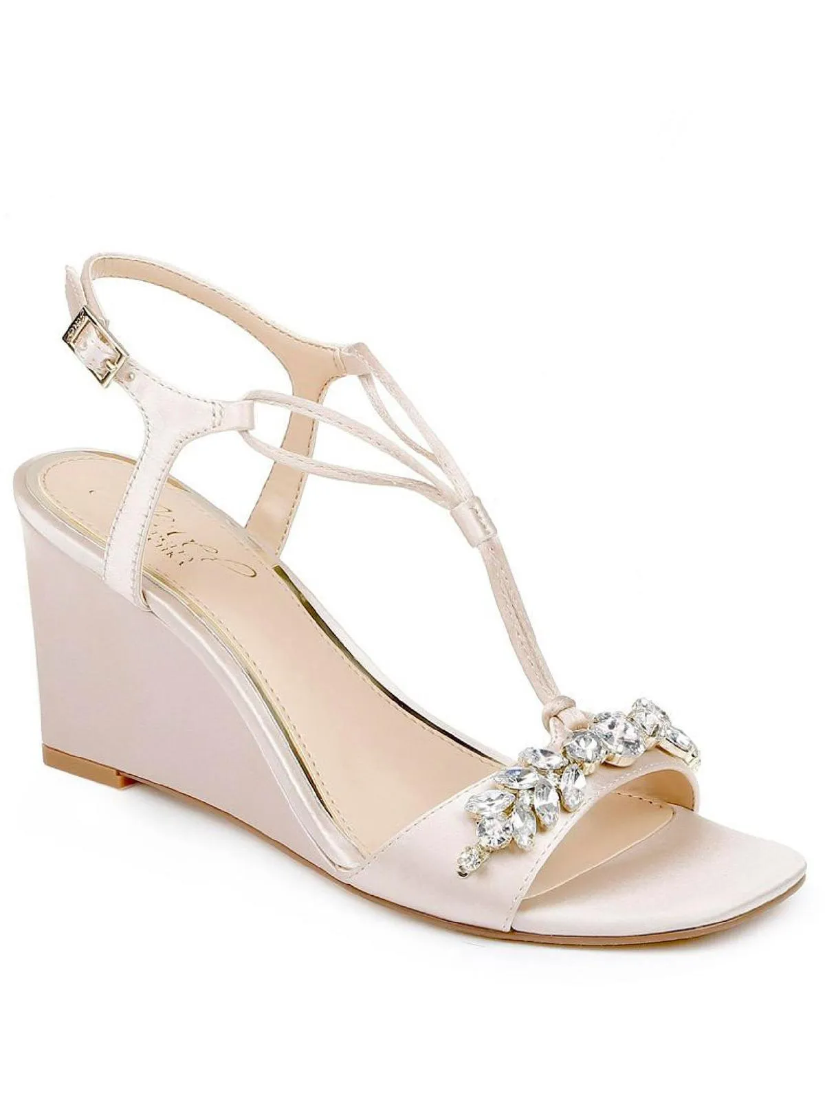 Oakes Womens Rhinestone Slingback Evening Sandals