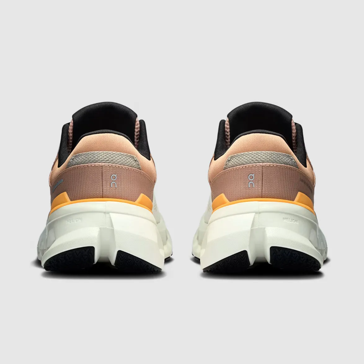 On Women's Cloudrunner 2 Shoes - Pearl / Tangerine On Cloud Shoes