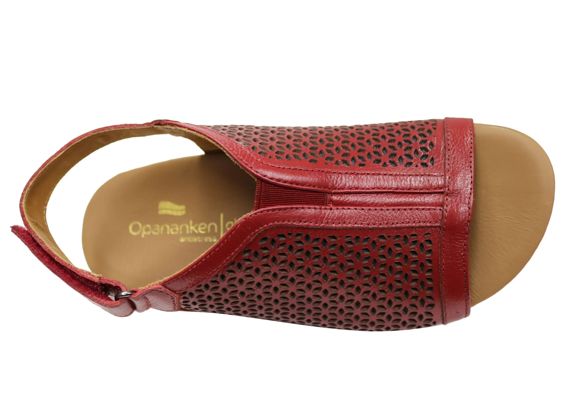 Opananken April Womens Comfortable Brazilian Leather Sandals Opananken Shoes
