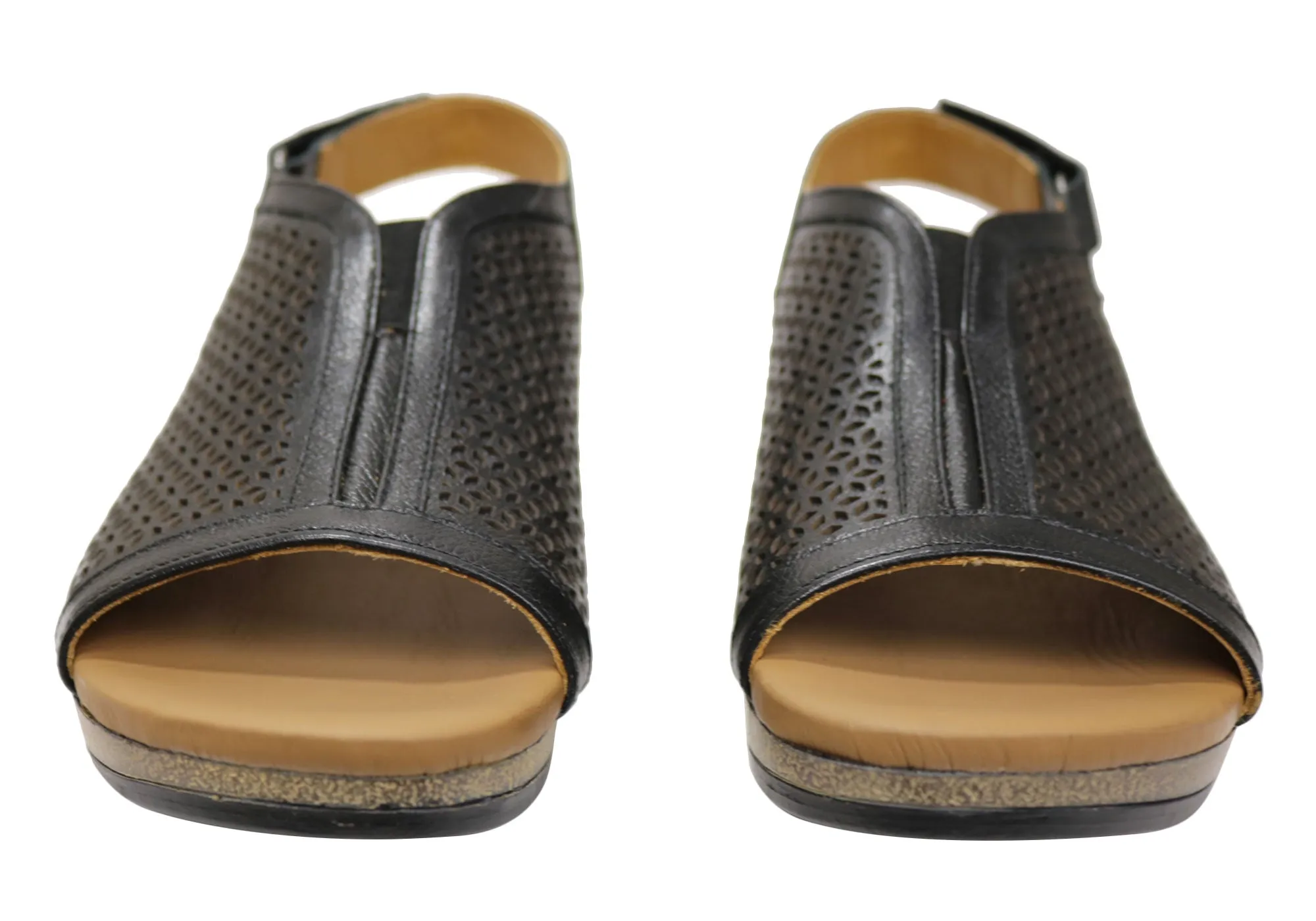 Opananken April Womens Comfortable Brazilian Leather Sandals Opananken Shoes