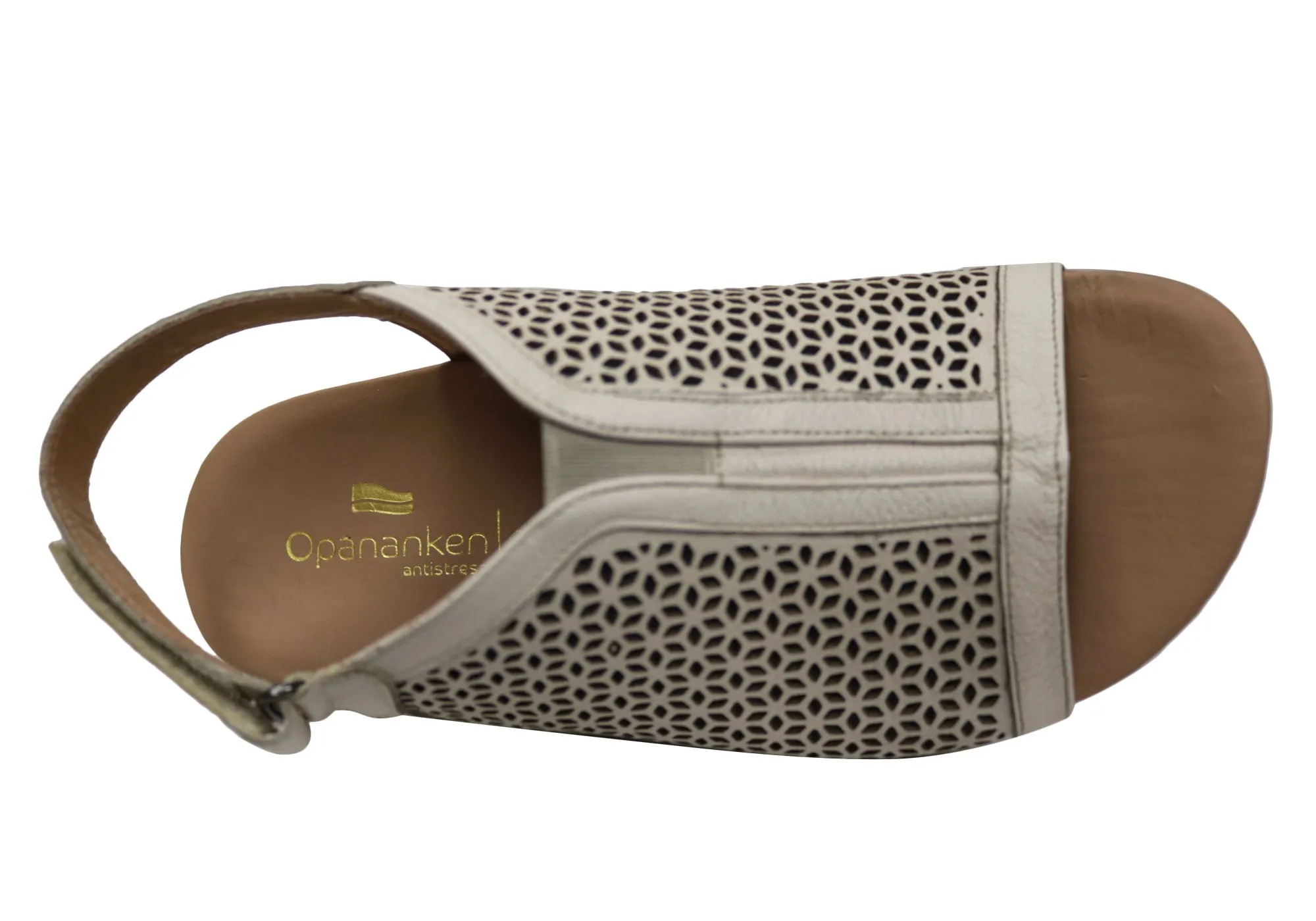 Opananken April Womens Comfortable Brazilian Leather Sandals Opananken Shoes