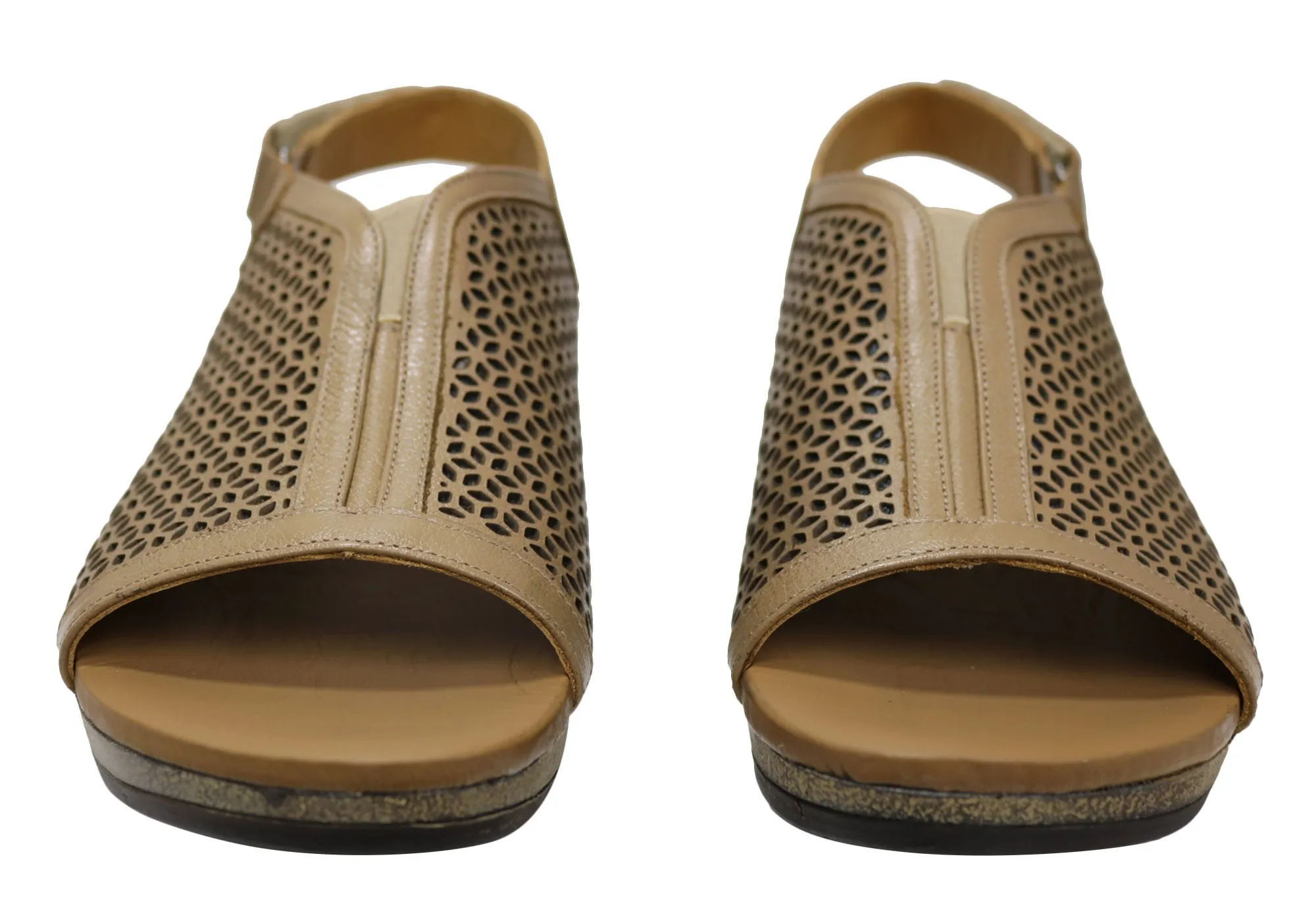 Opananken April Womens Comfortable Brazilian Leather Sandals Opananken Shoes