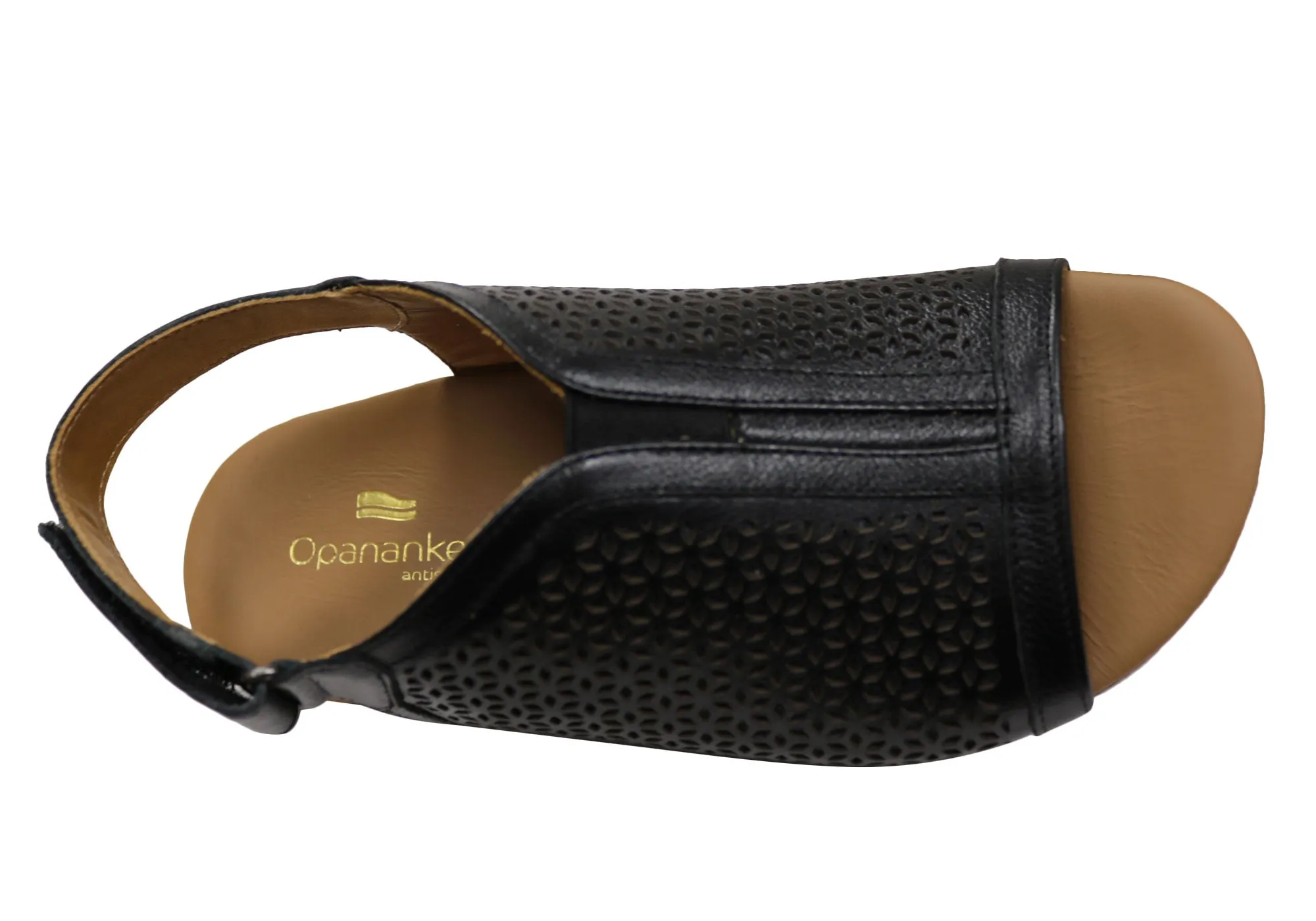 Opananken April Womens Comfortable Brazilian Leather Sandals Opananken Shoes