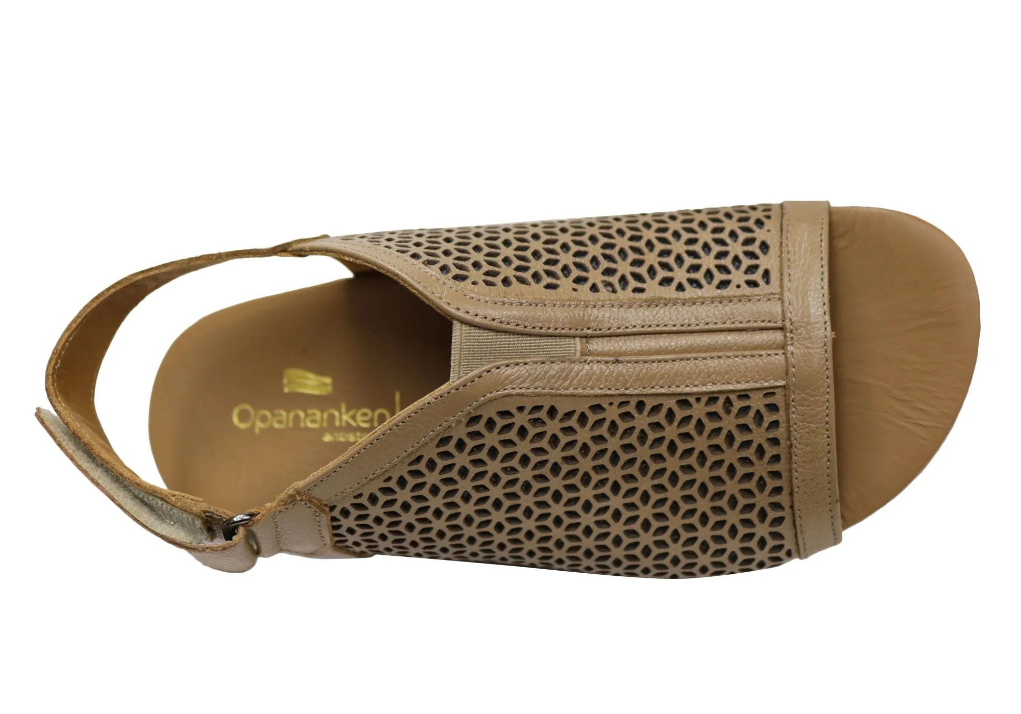Opananken April Womens Comfortable Brazilian Leather Sandals Opananken Shoes