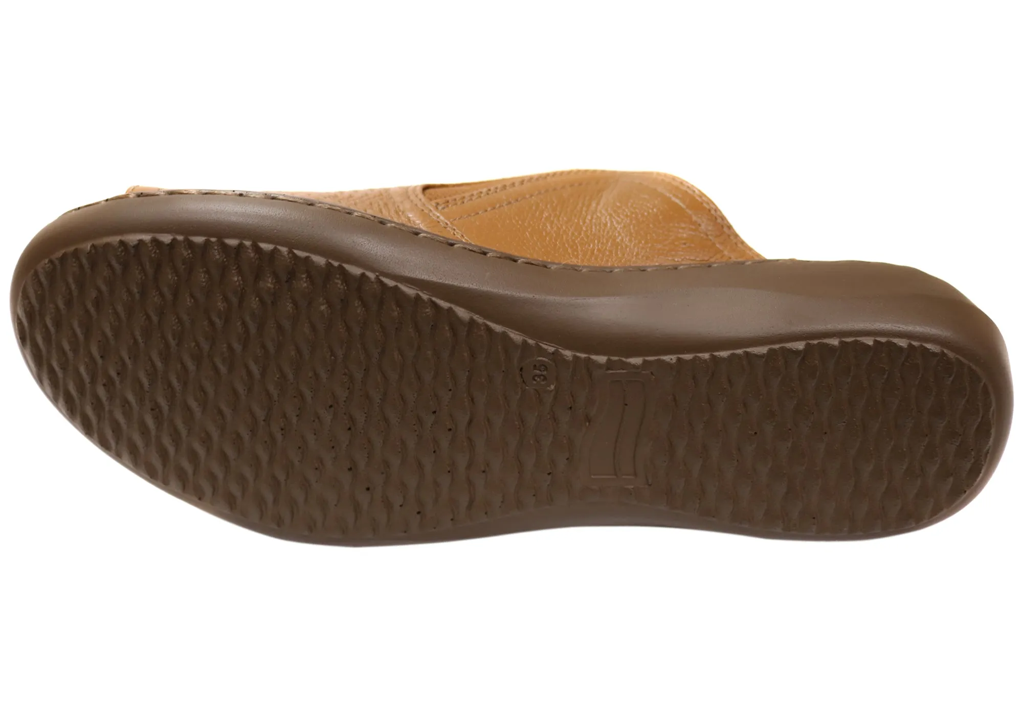 Opananken Bonnie Womens Comfortable Brazilian Leather Slides Sandals Opananken Shoes