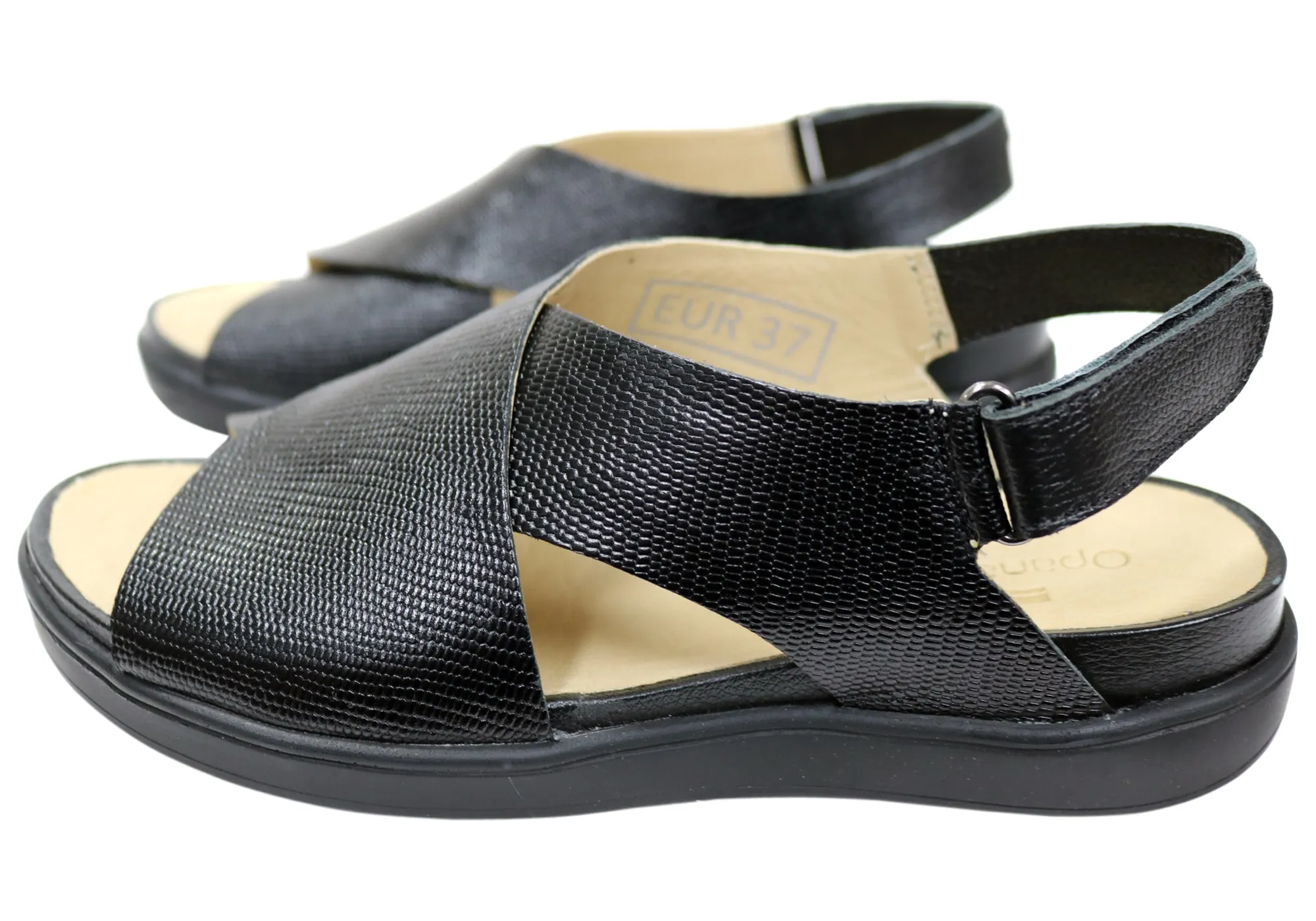 Opananken Coco Womens Comfortable Brazilian Leather Sandals Opananken Shoes