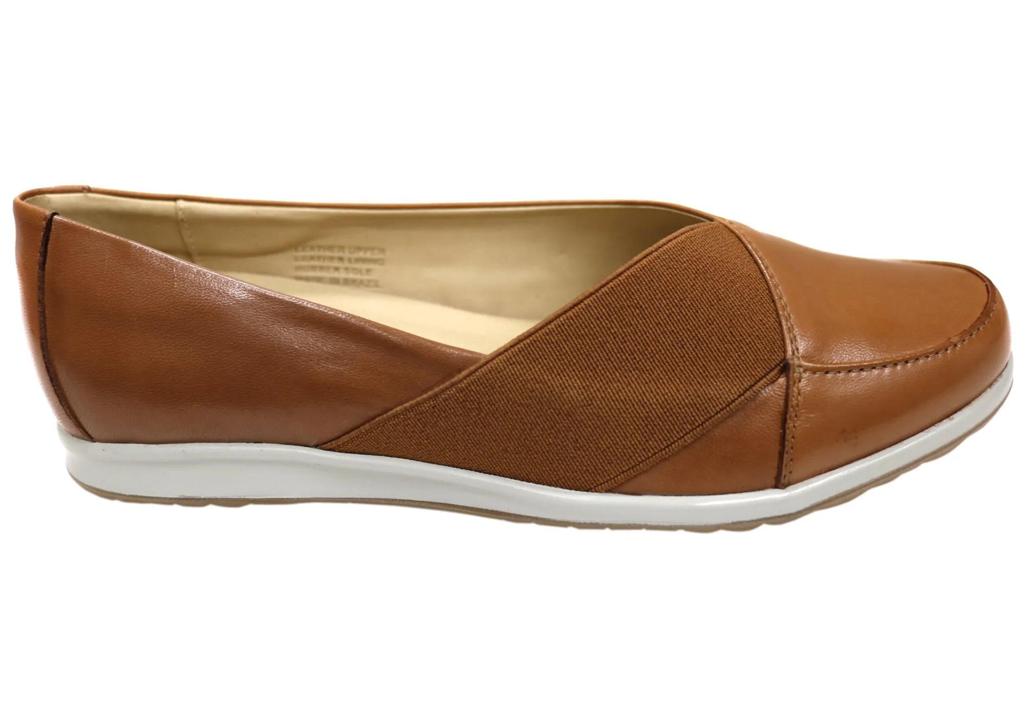 Opananken Tatum Womens Comfortable Brazilian Leather Flats Shoes Opananken Shoes