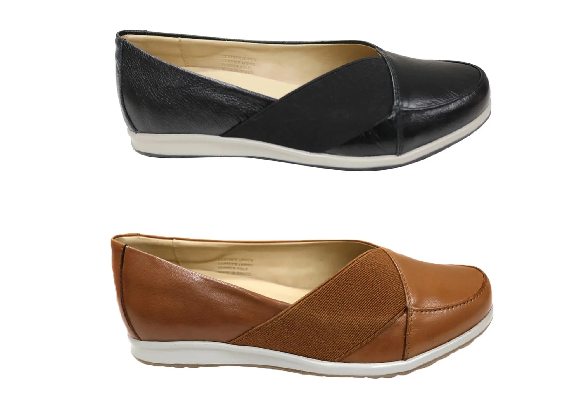 Opananken Tatum Womens Comfortable Brazilian Leather Flats Shoes Opananken Shoes