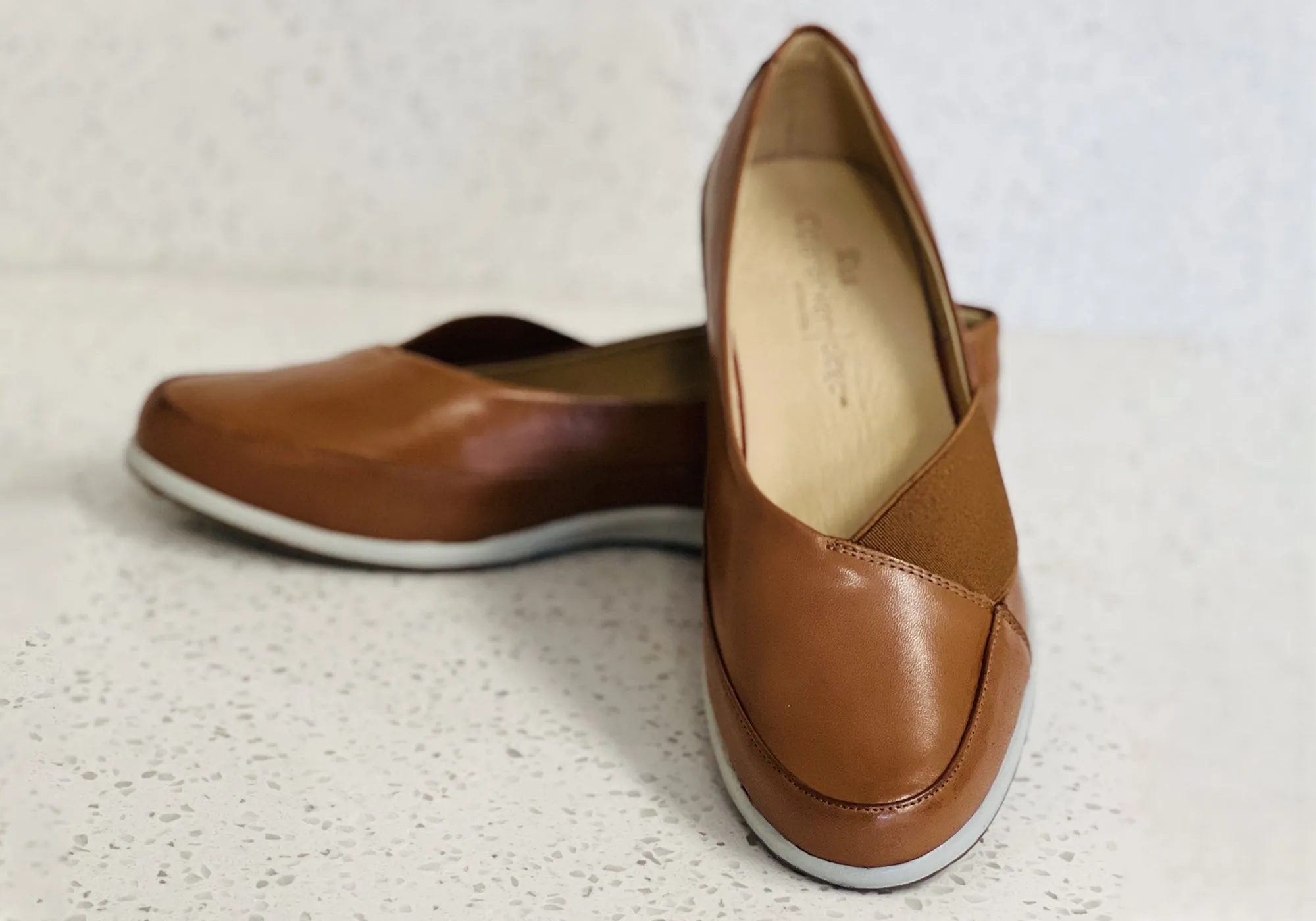 Opananken Tatum Womens Comfortable Brazilian Leather Flats Shoes Opananken Shoes