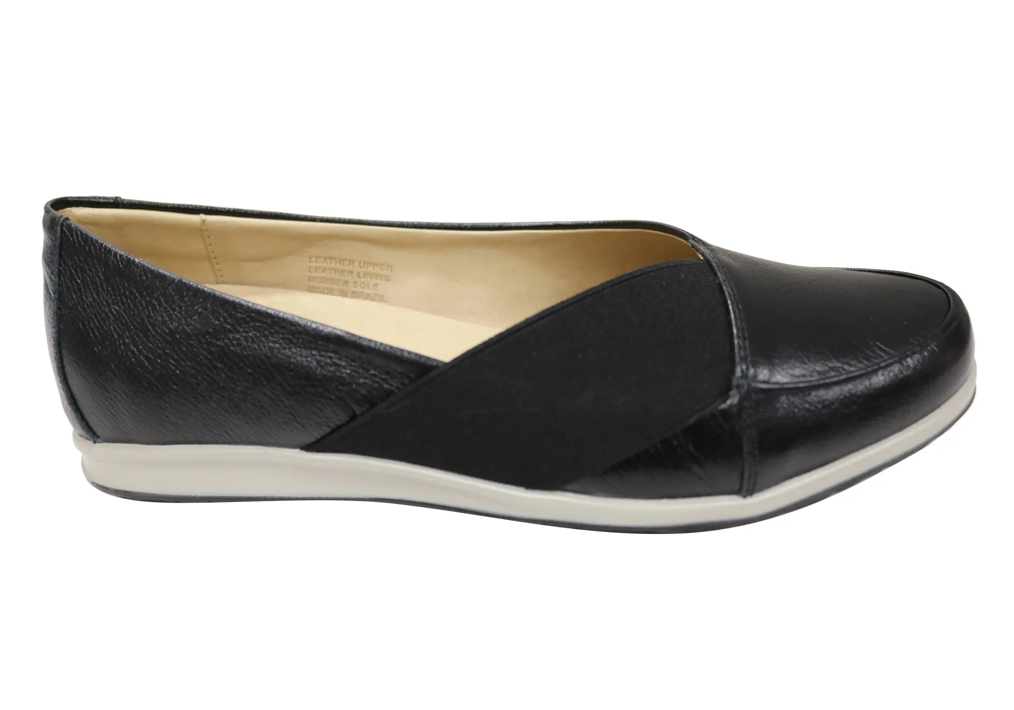 Opananken Tatum Womens Comfortable Brazilian Leather Flats Shoes Opananken Shoes