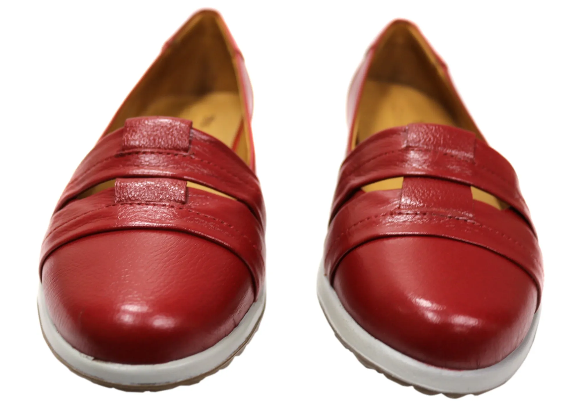Opananken Yasmine Womens Comfortable Brazilian Leather Flats Shoes Opananken Shoes