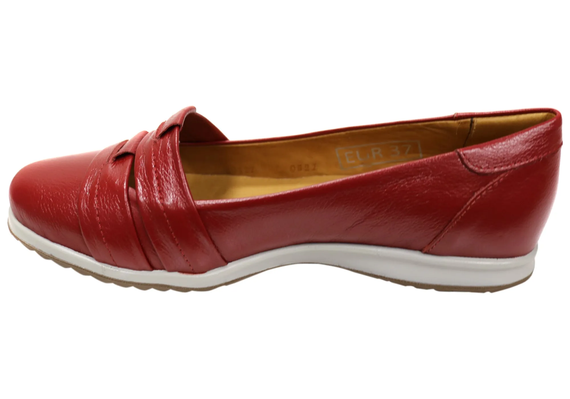 Opananken Yasmine Womens Comfortable Brazilian Leather Flats Shoes Opananken Shoes