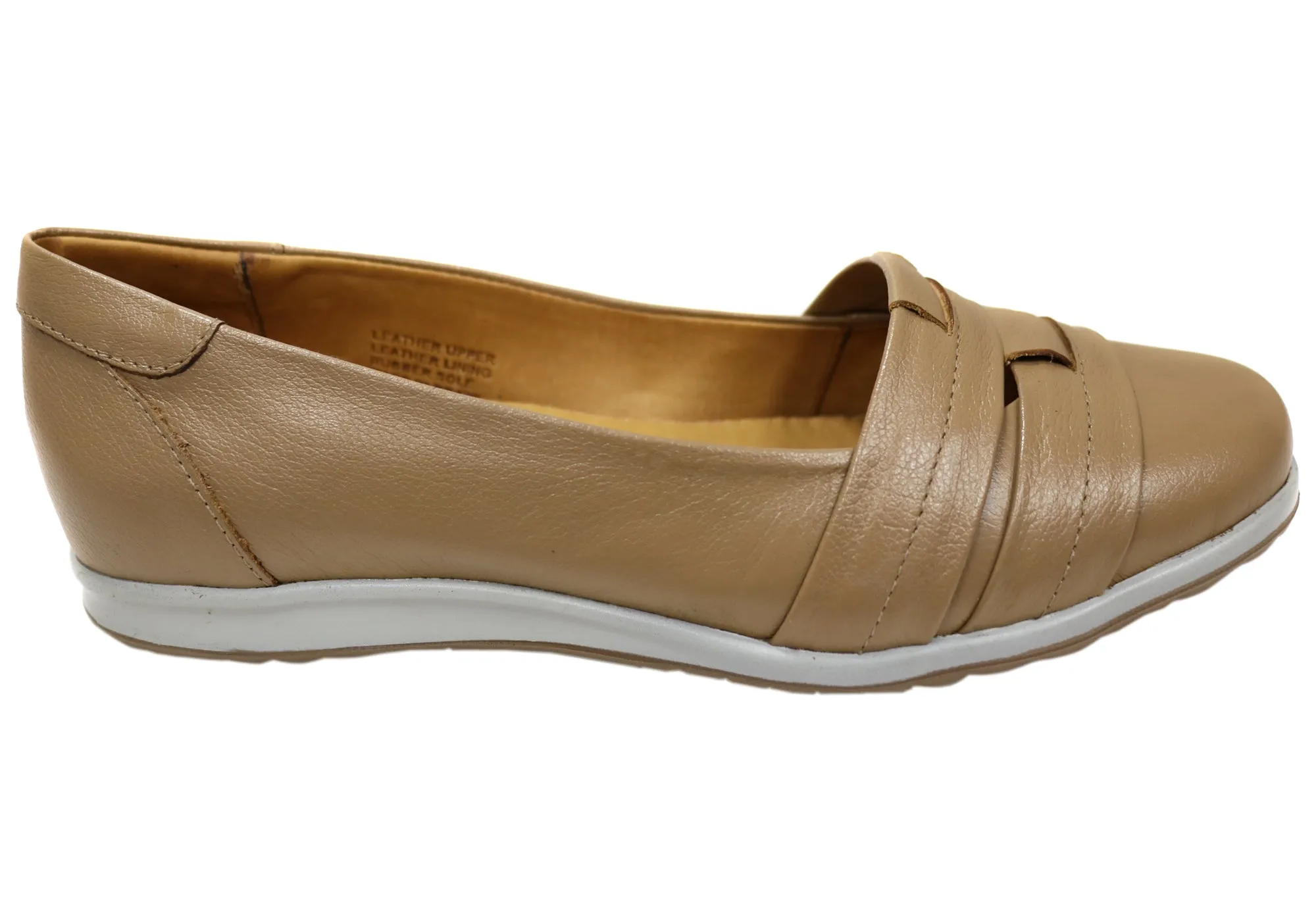 Opananken Yasmine Womens Comfortable Brazilian Leather Flats Shoes Opananken Shoes
