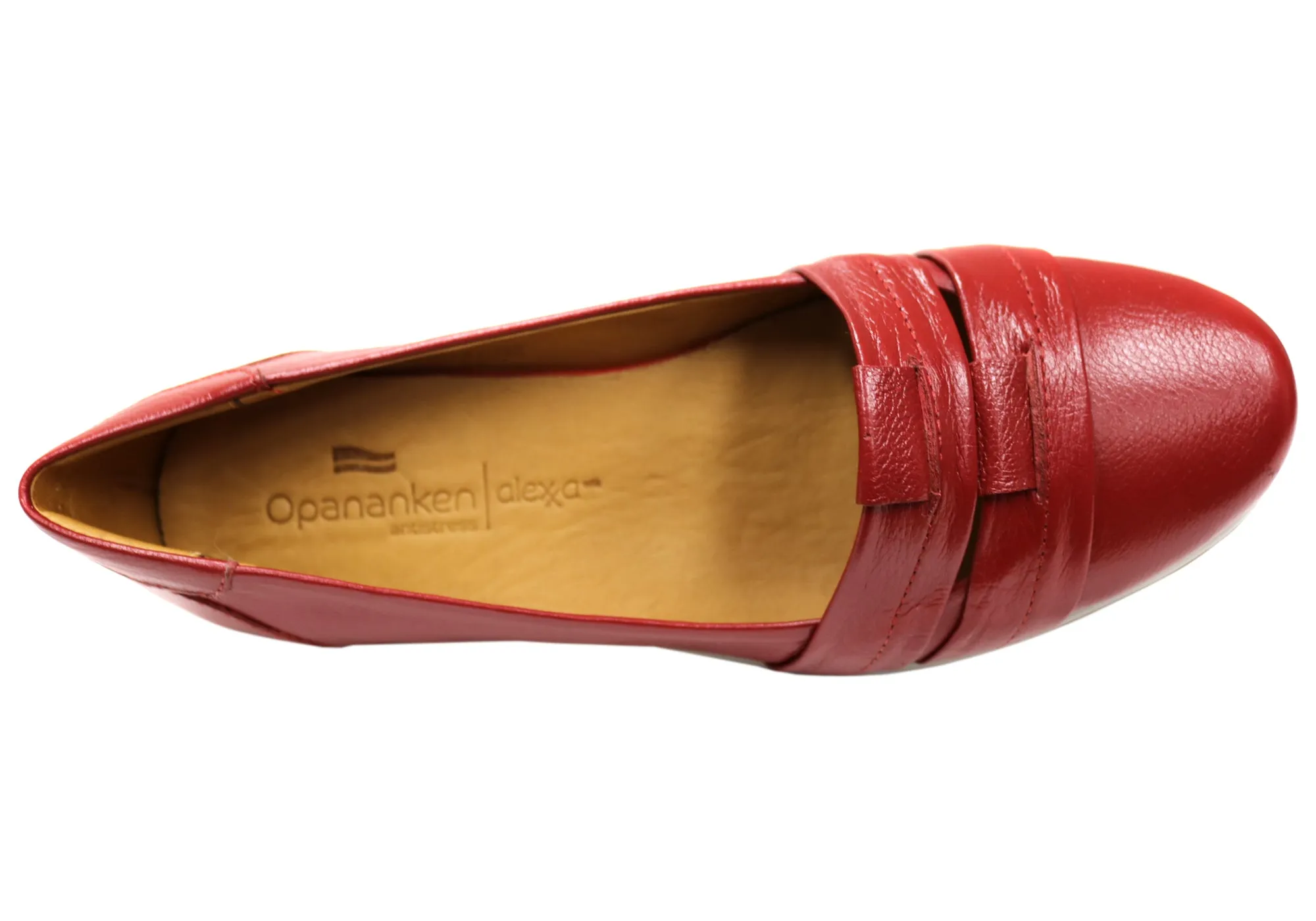 Opananken Yasmine Womens Comfortable Brazilian Leather Flats Shoes Opananken Shoes