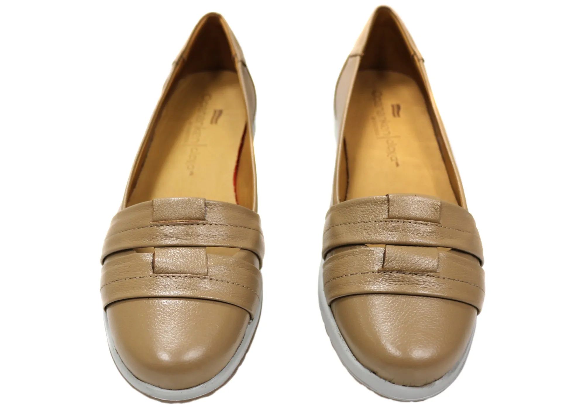 Opananken Yasmine Womens Comfortable Brazilian Leather Flats Shoes Opananken Shoes
