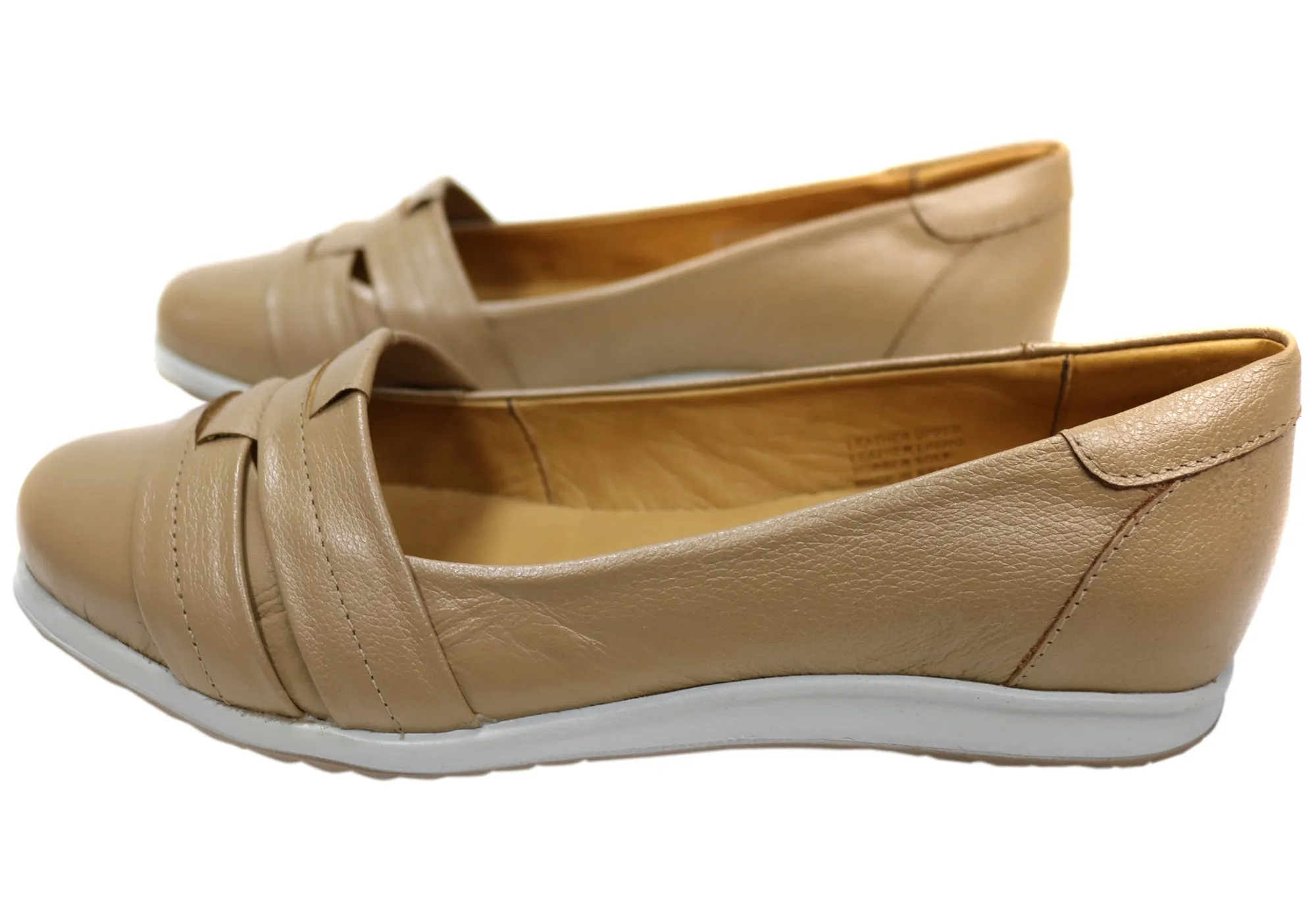 Opananken Yasmine Womens Comfortable Brazilian Leather Flats Shoes Opananken Shoes
