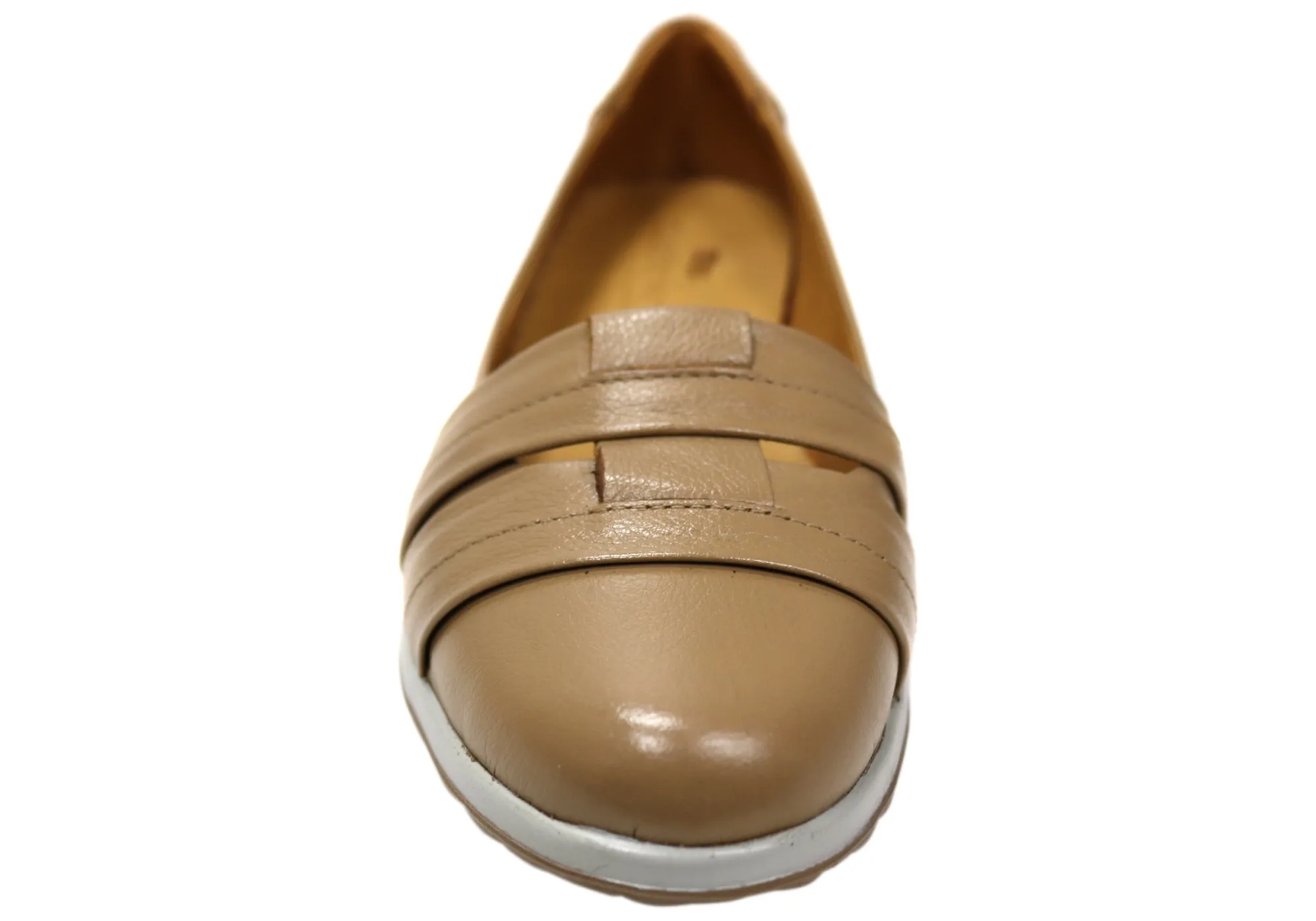 Opananken Yasmine Womens Comfortable Brazilian Leather Flats Shoes Opananken Shoes