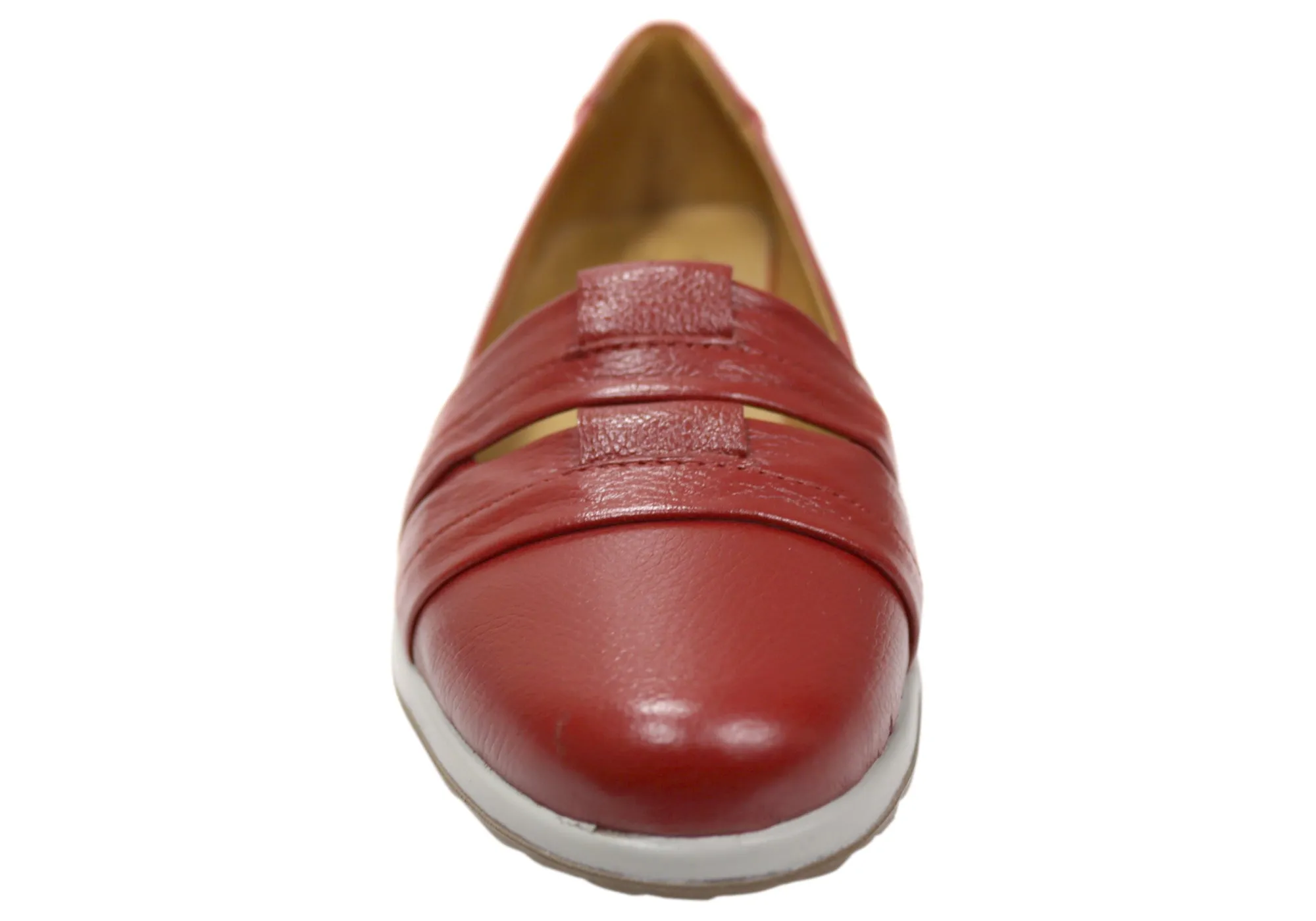 Opananken Yasmine Womens Comfortable Brazilian Leather Flats Shoes Opananken Shoes