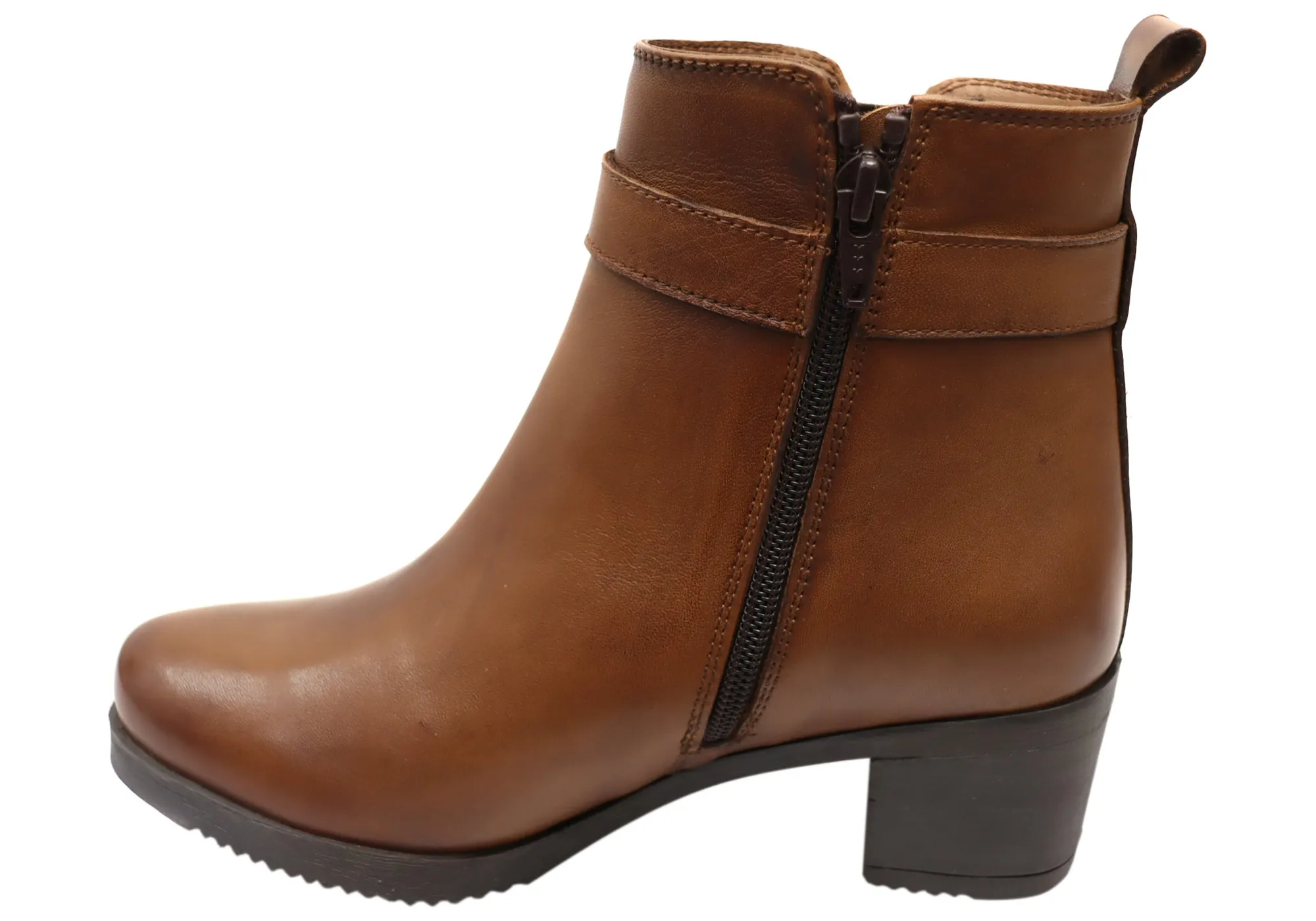 Orizonte Aquem Womens European Comfortable Leather Ankle Boots Orizonte Shoes