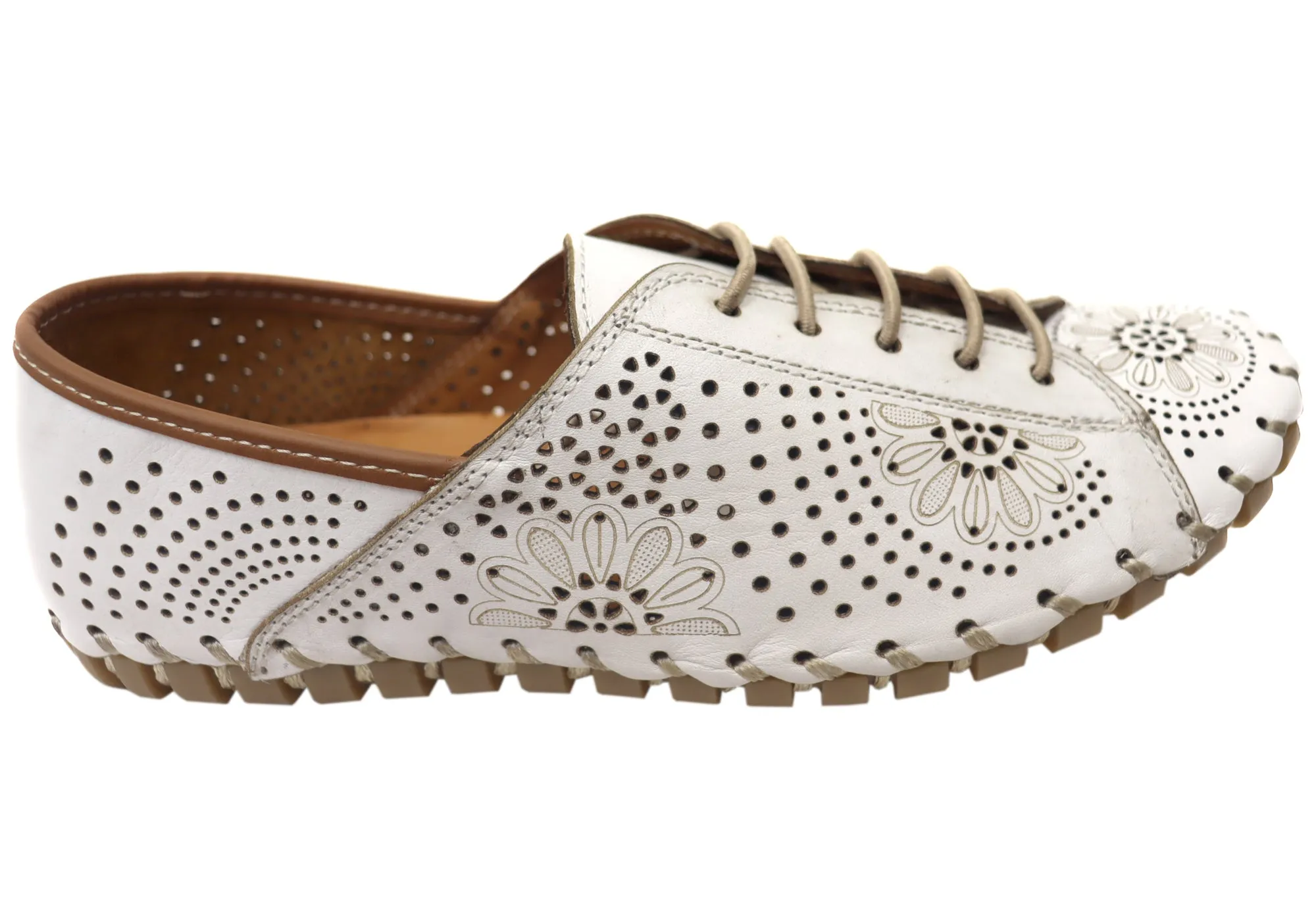 Orizonte Charmaine Womens European Comfortable Leather Shoes Orizonte Shoes