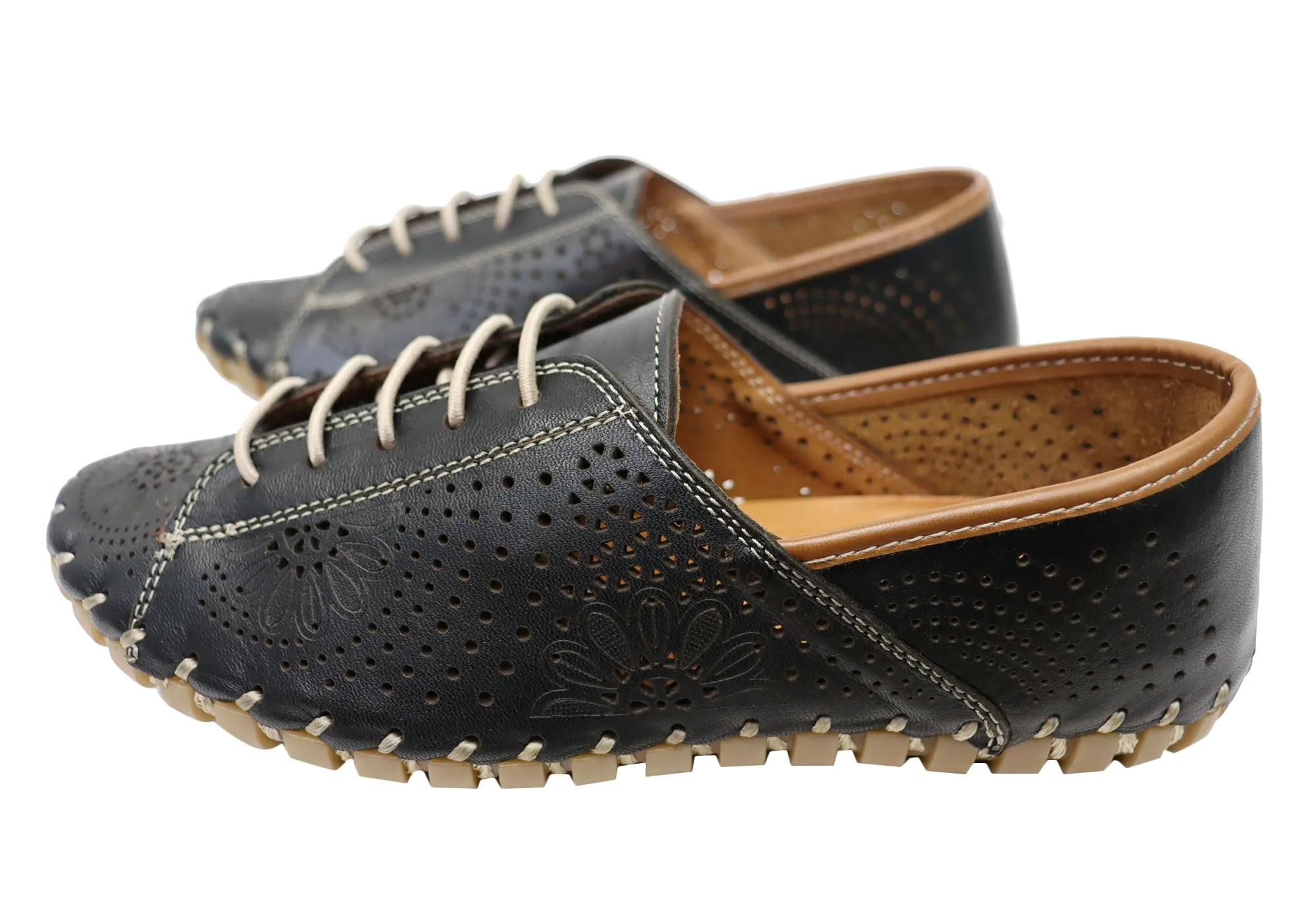 Orizonte Charmaine Womens European Comfortable Leather Shoes Orizonte Shoes