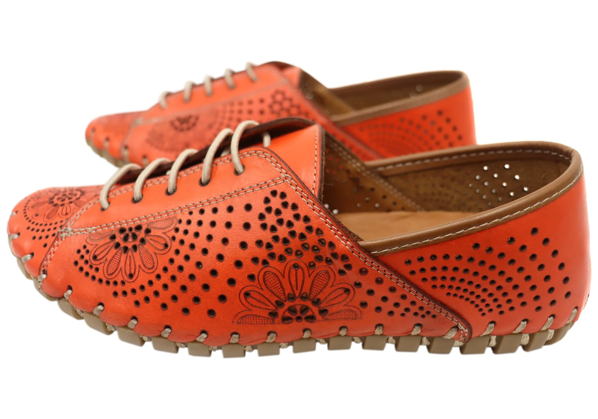Orizonte Charmaine Womens European Comfortable Leather Shoes Orizonte Shoes