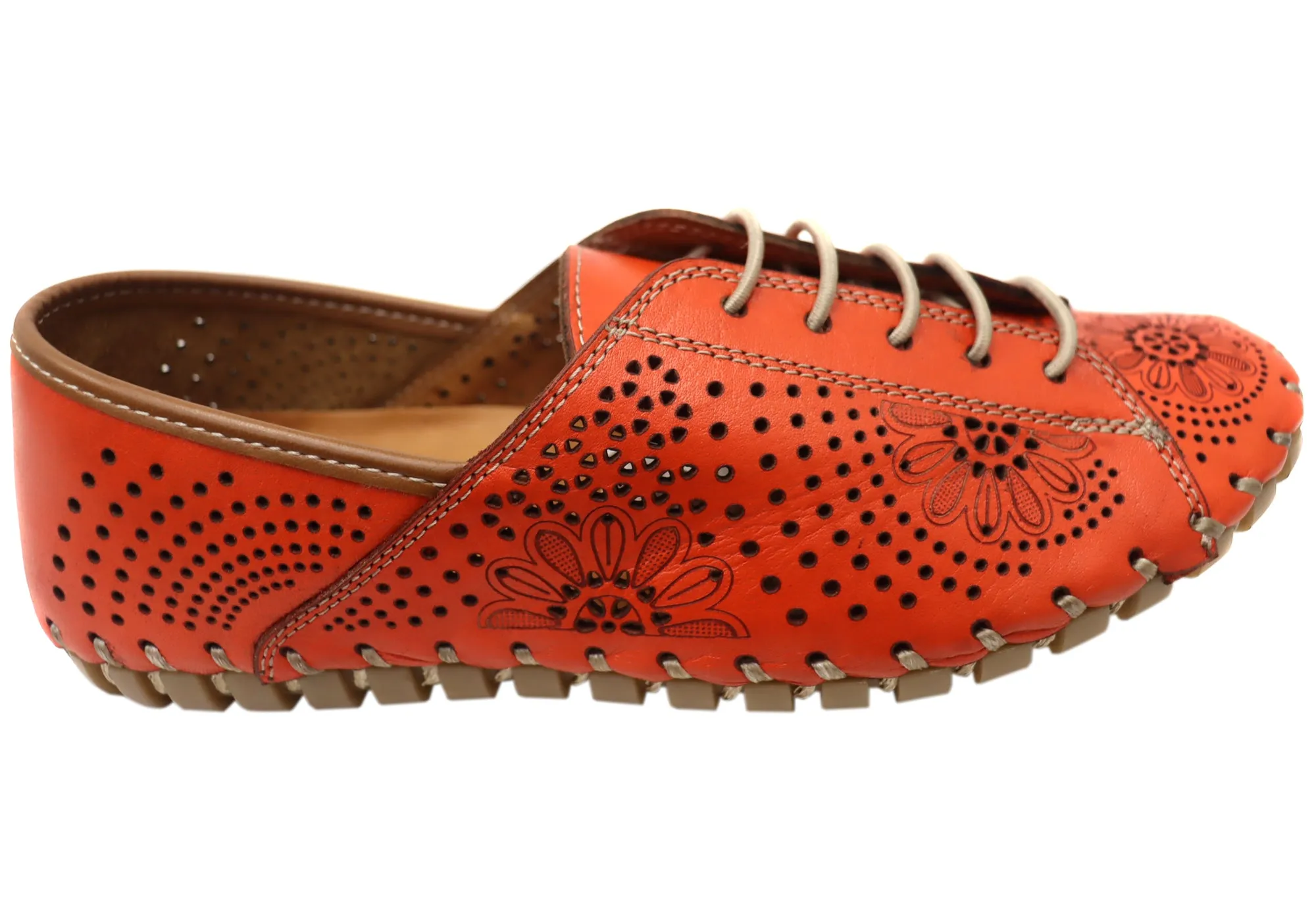 Orizonte Charmaine Womens European Comfortable Leather Shoes Orizonte Shoes