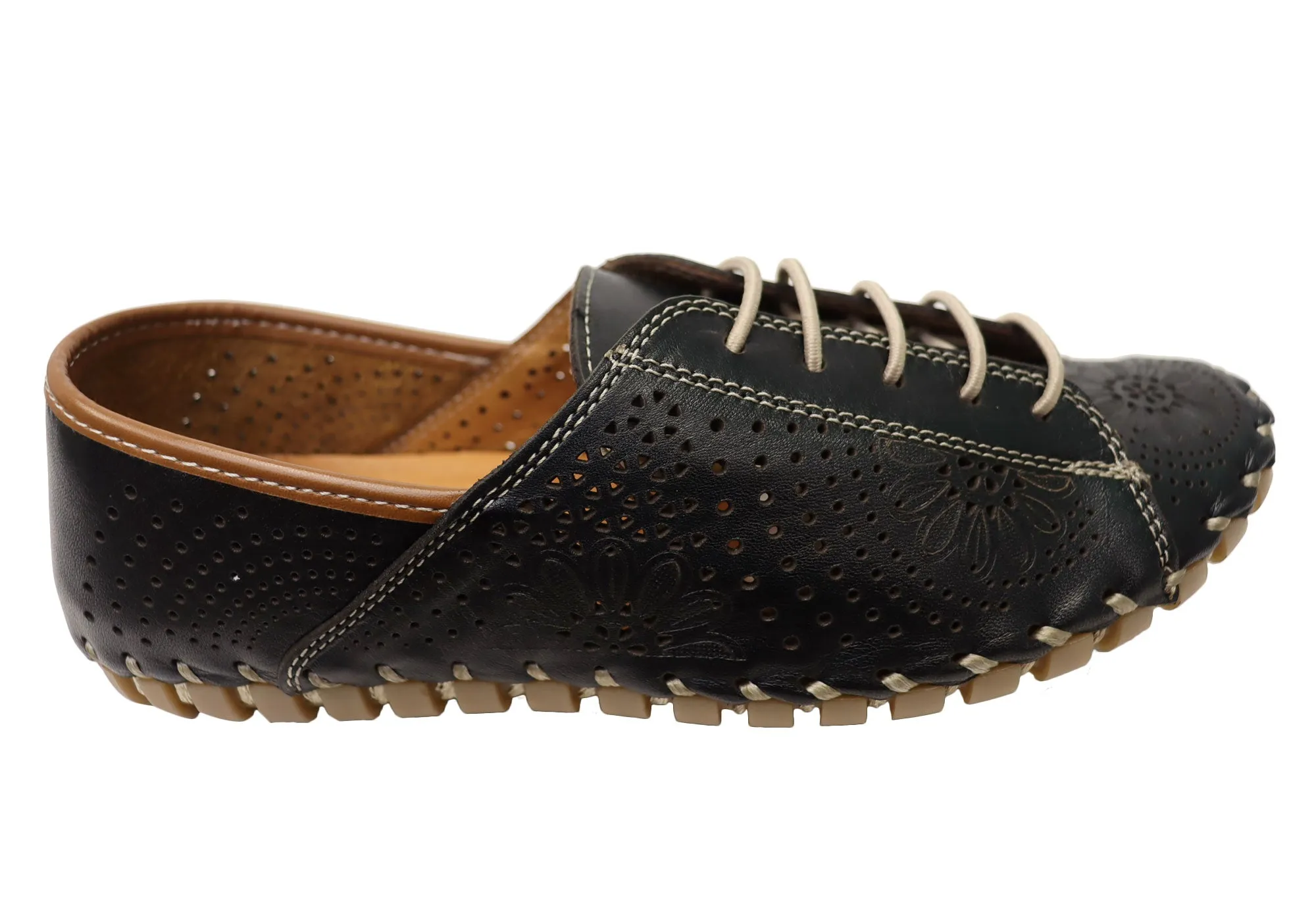 Orizonte Charmaine Womens European Comfortable Leather Shoes Orizonte Shoes