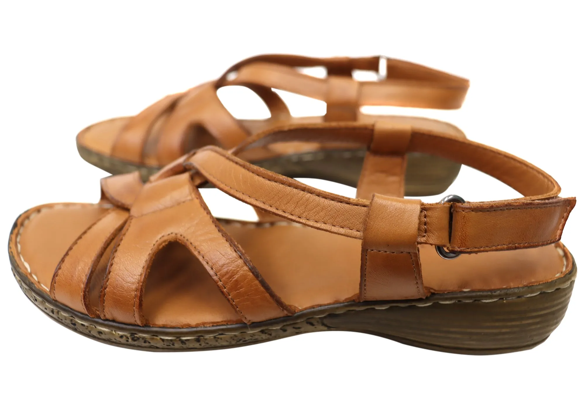 Orizonte Glory Womens Comfortable European Leather Sandals Orizonte Shoes
