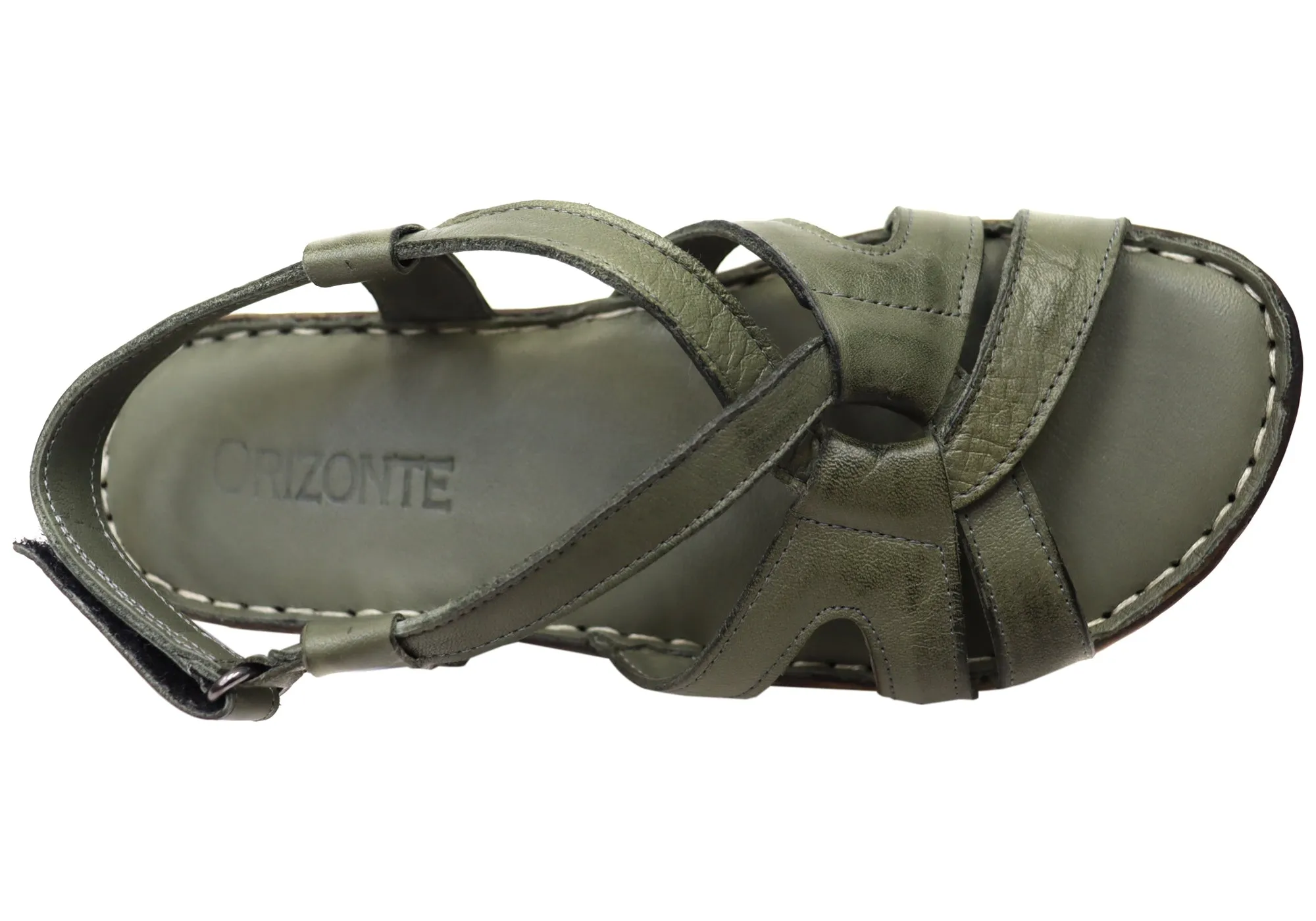 Orizonte Glory Womens Comfortable European Leather Sandals Orizonte Shoes