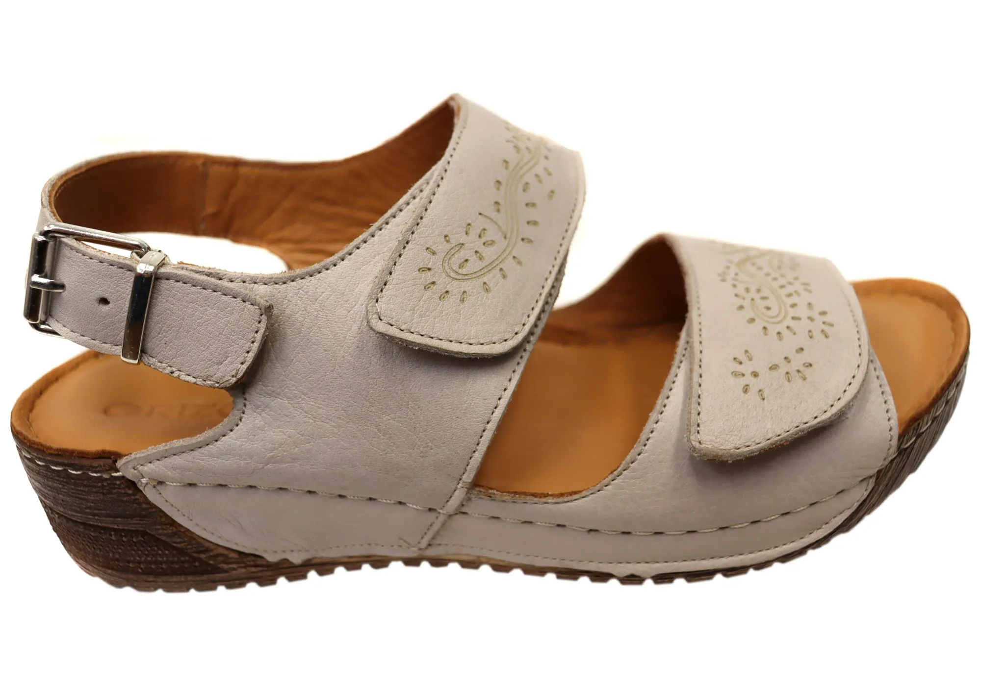 Orizonte Myorka Womens European Comfortable Leather Sandals Orizonte Shoes