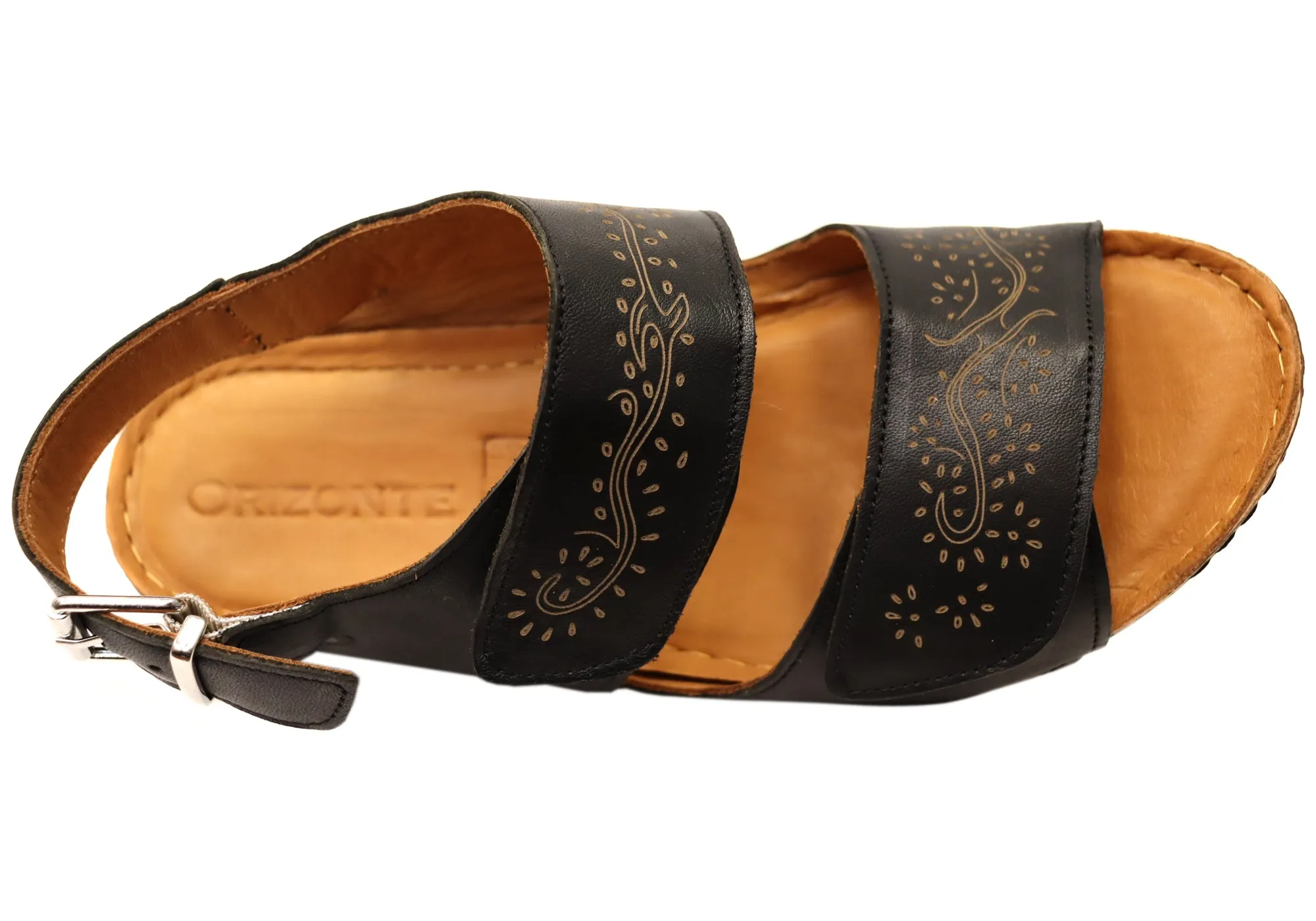 Orizonte Myorka Womens European Comfortable Leather Sandals Orizonte Shoes
