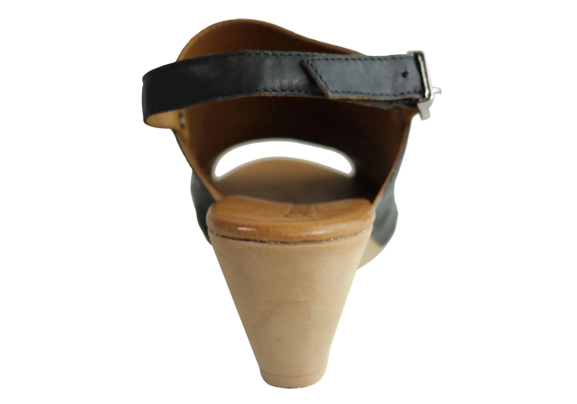 Orizonte Posy Womens European Leather Comfortable Wedge Sandals Orizonte Shoes