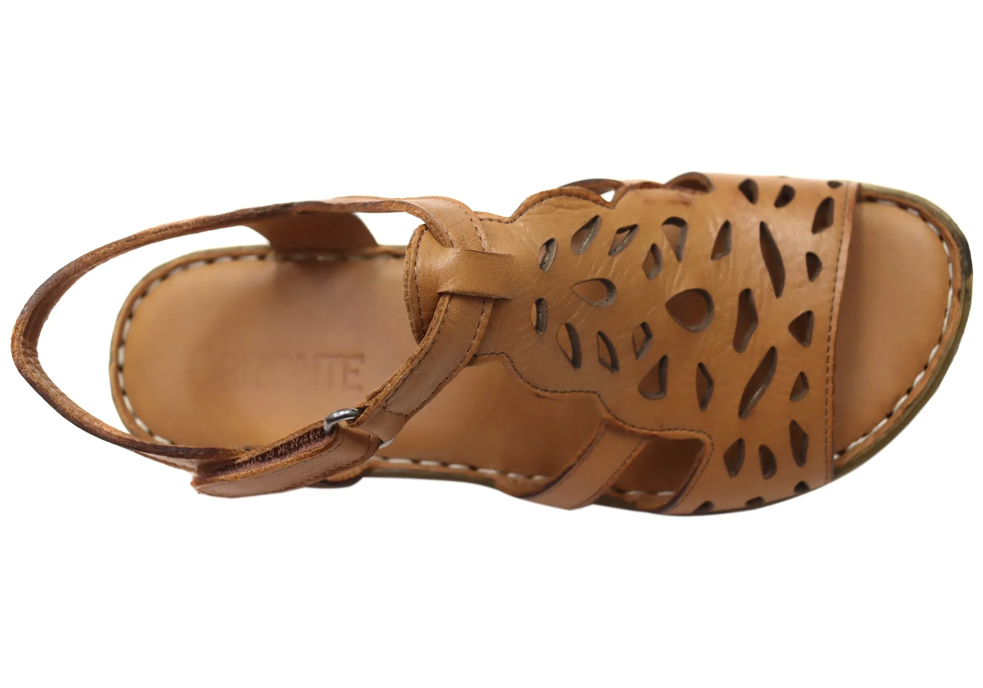 Orizonte Raya Womens Comfortable European Leather Sandals Orizonte Shoes