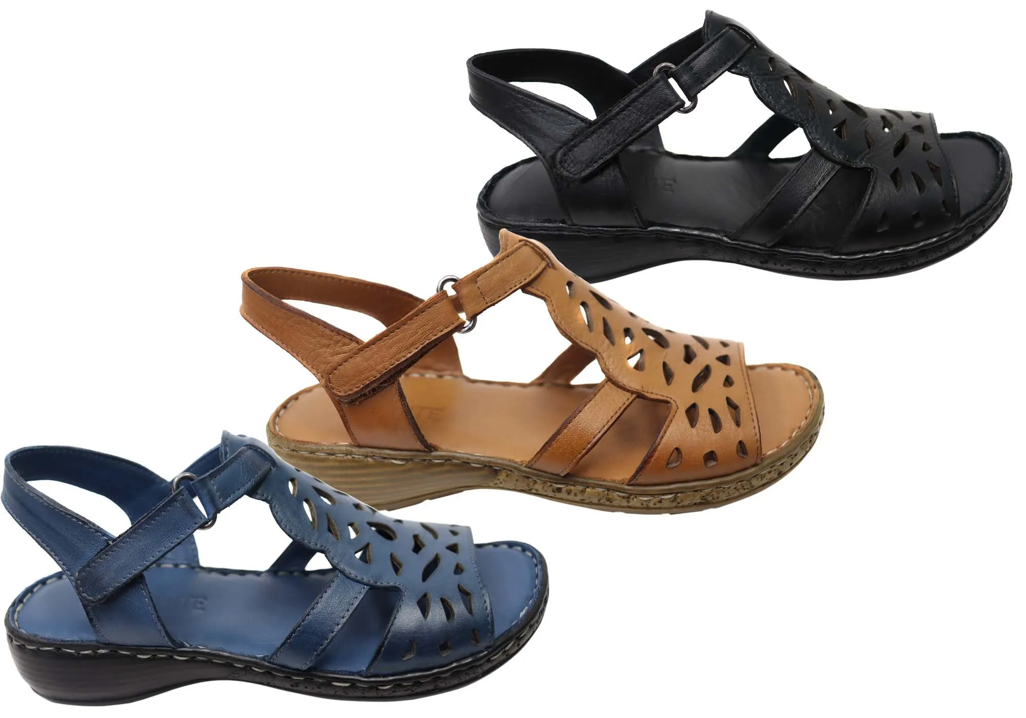Orizonte Raya Womens Comfortable European Leather Sandals Orizonte Shoes