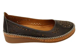Orizonte Tamera Womens European Comfortable Soft Leather Shoes Orizonte Shoes