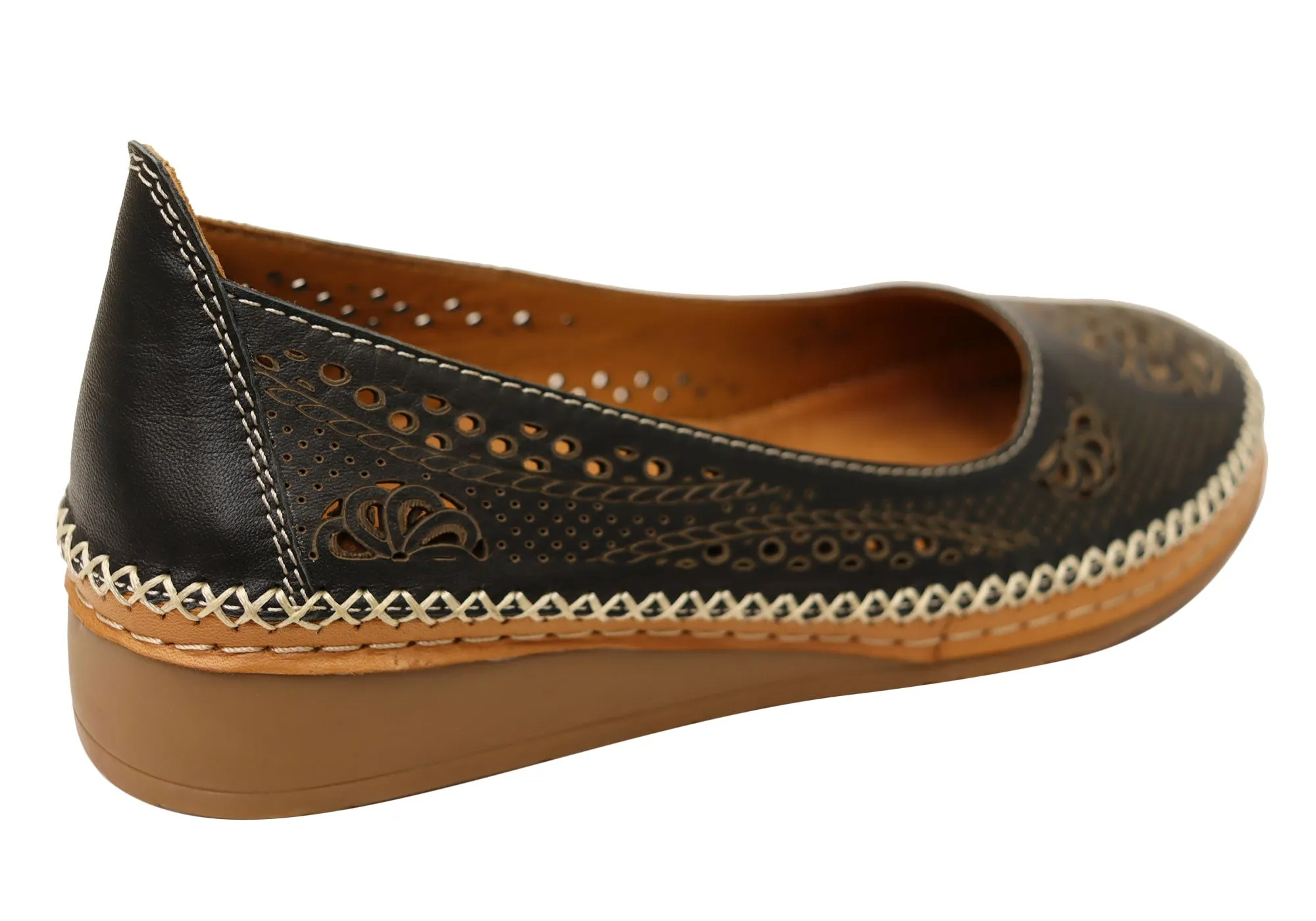 Orizonte Tamera Womens European Comfortable Soft Leather Shoes Orizonte Shoes