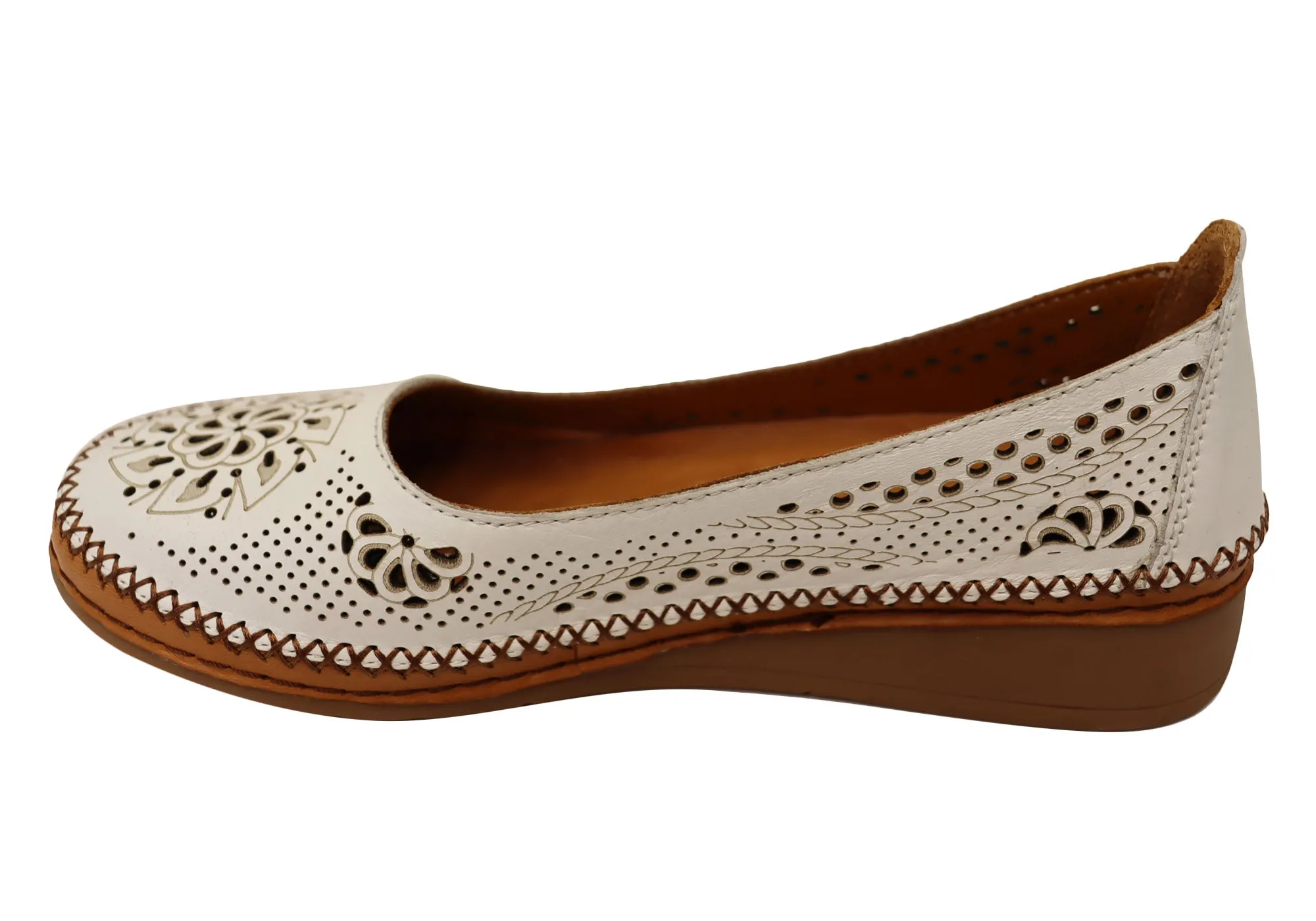 Orizonte Tamera Womens European Comfortable Soft Leather Shoes Orizonte Shoes