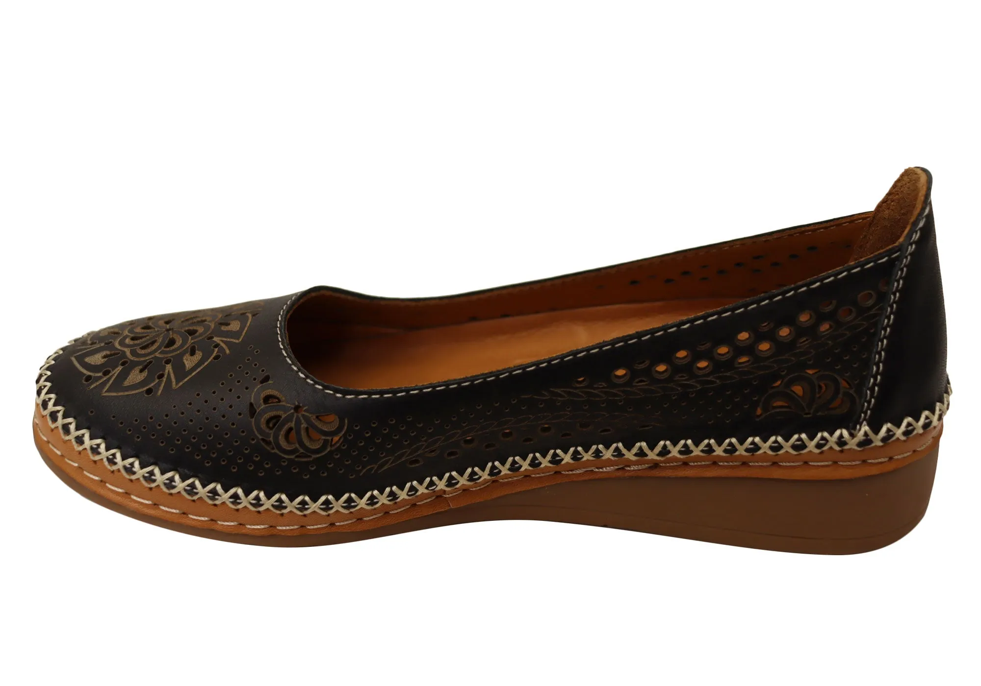 Orizonte Tamera Womens European Comfortable Soft Leather Shoes Orizonte Shoes