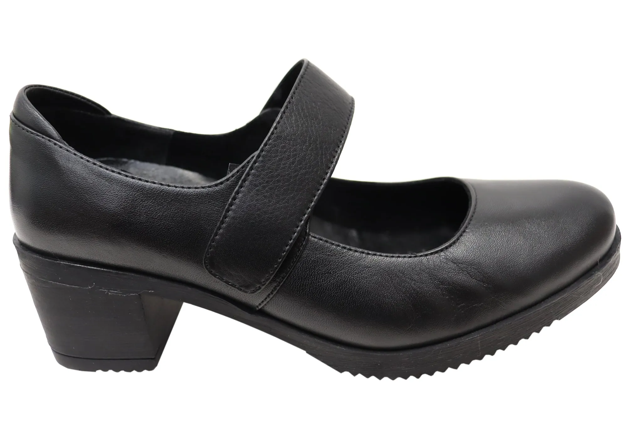 Orizonte Valimera Womens European Comfortable Leather Heels Orizonte Shoes
