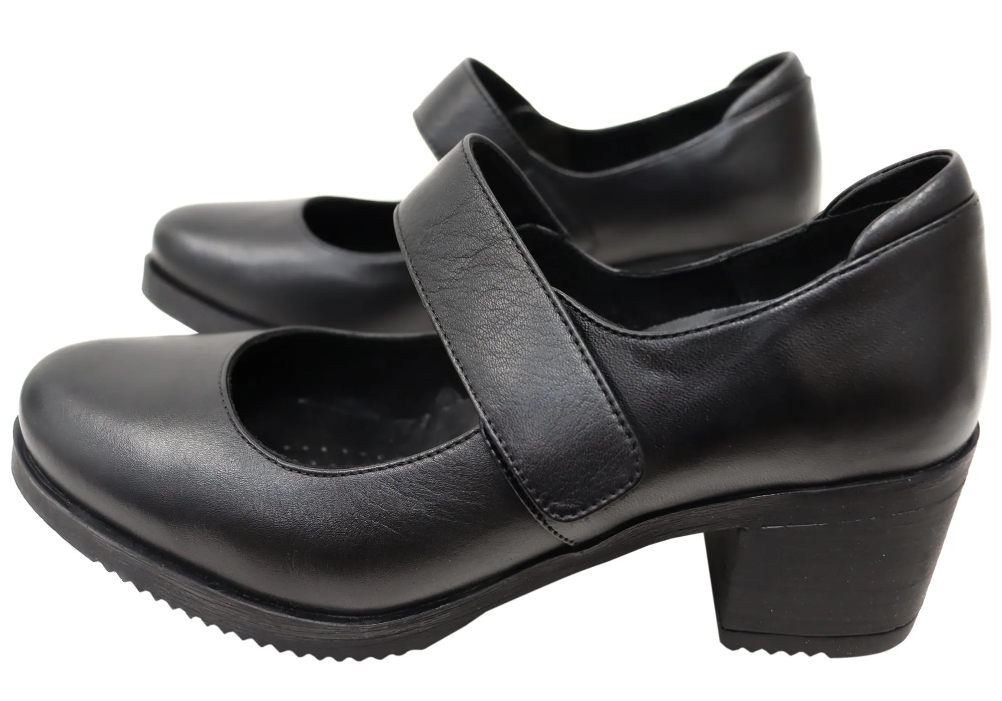 Orizonte Valimera Womens European Comfortable Leather Heels Orizonte Shoes