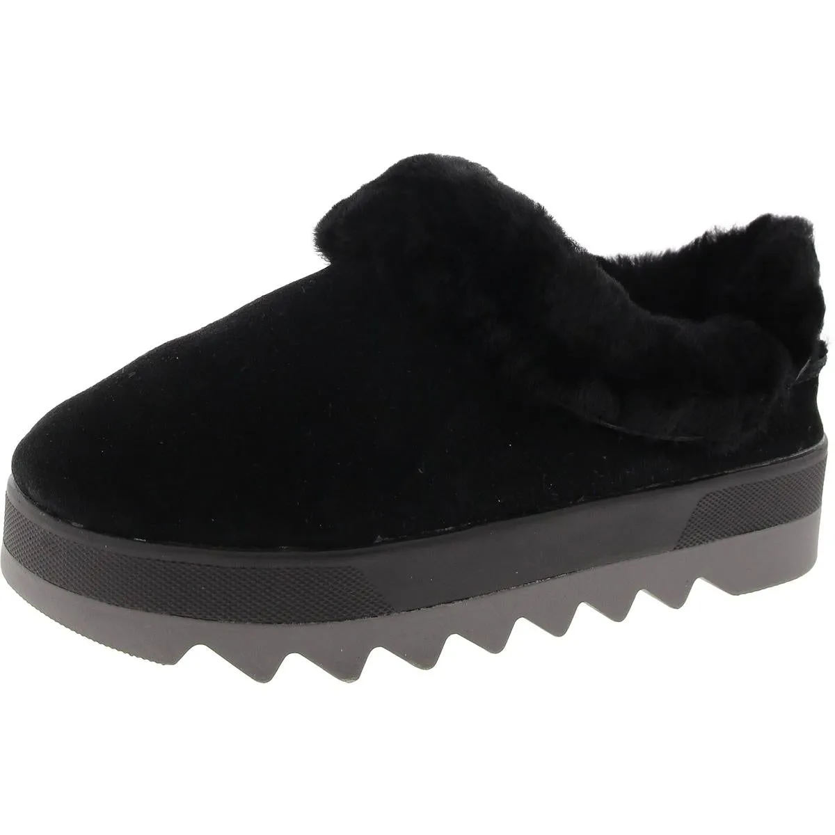 Pronya Womens Suede Comfort Slip-On Sneakers