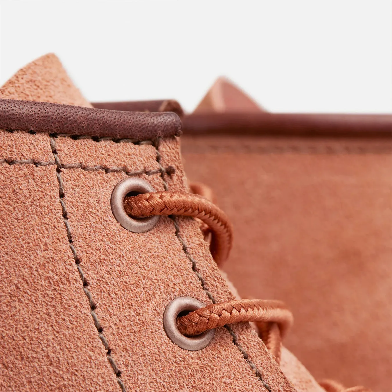 Red Wing Womens Classic 6 Inch Moc Dusty Rose Abilene Leather Shoes Red Wing