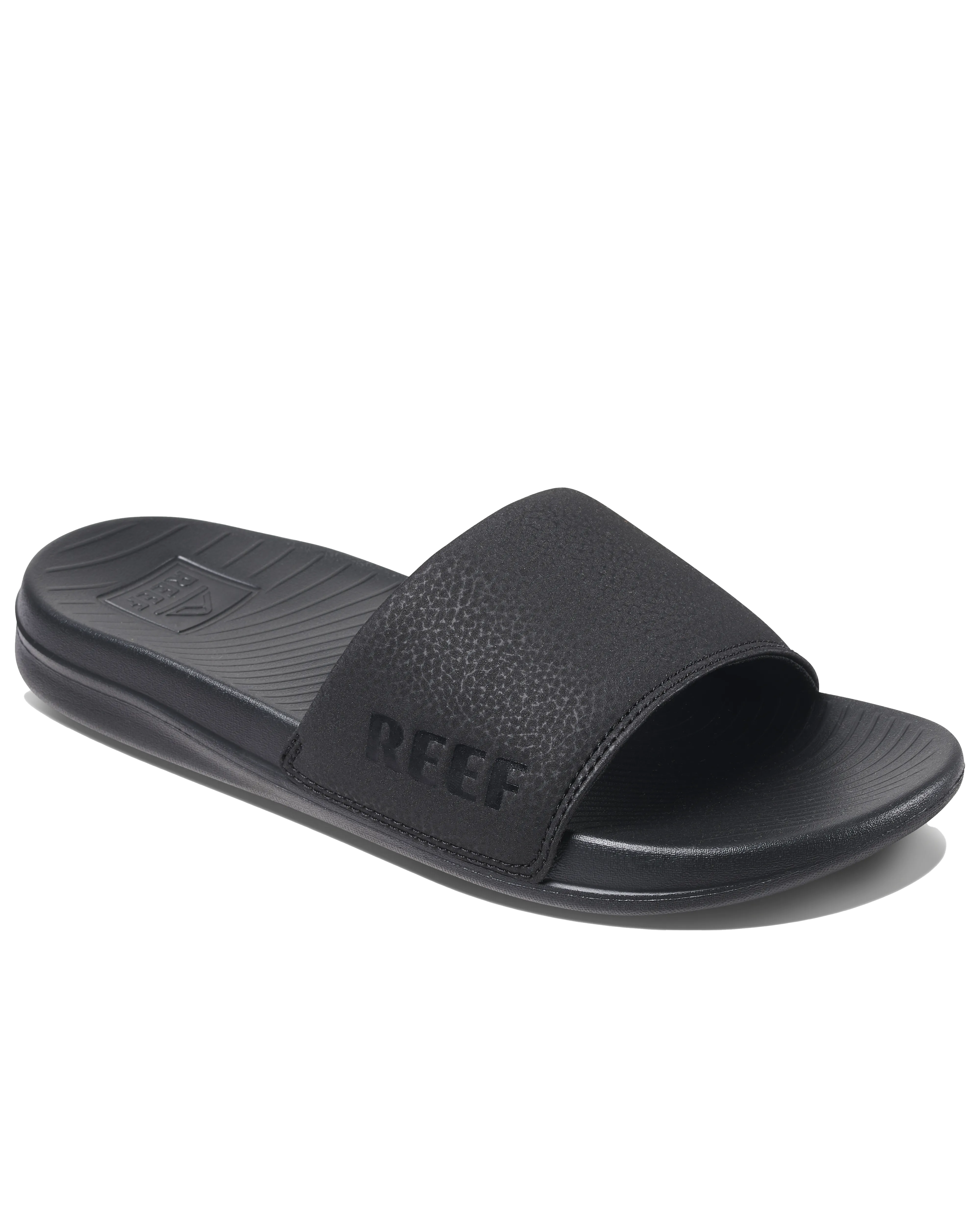 Reef Shoes Womens One Sliders in Black
