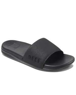 Reef Shoes Womens One Sliders in Black
