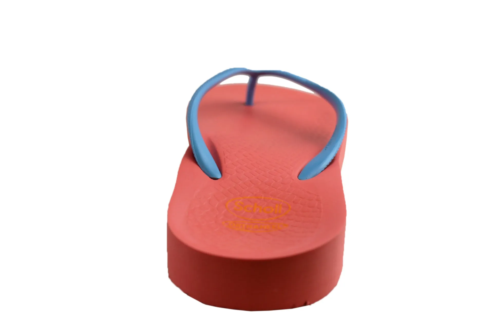 Scholl Orthaheel Fiji Womens Comfortable Rubber Thongs With Support Scholl Orthaheel Shoes