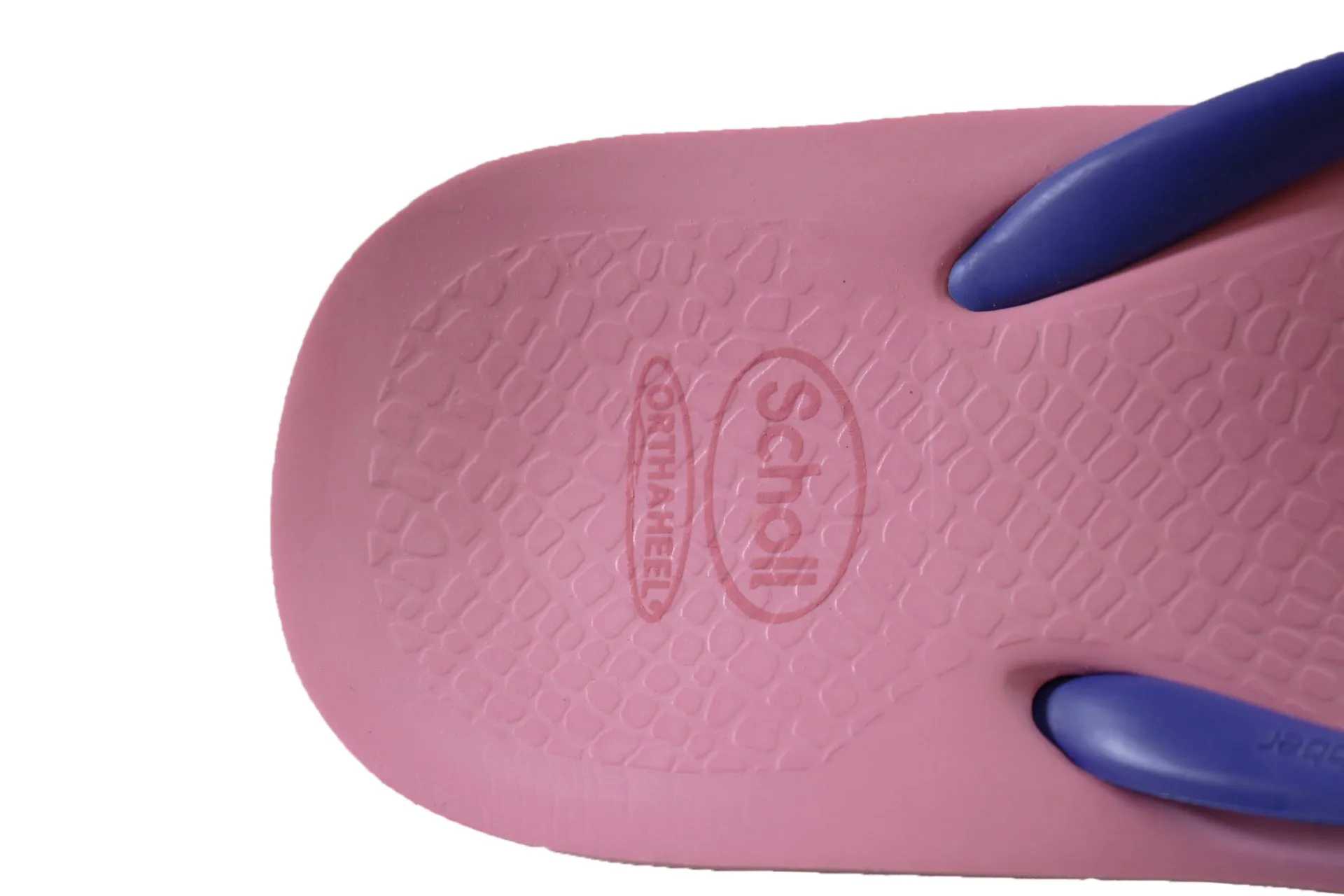 Scholl Orthaheel Fiji Womens Comfortable Rubber Thongs With Support Scholl Orthaheel Shoes