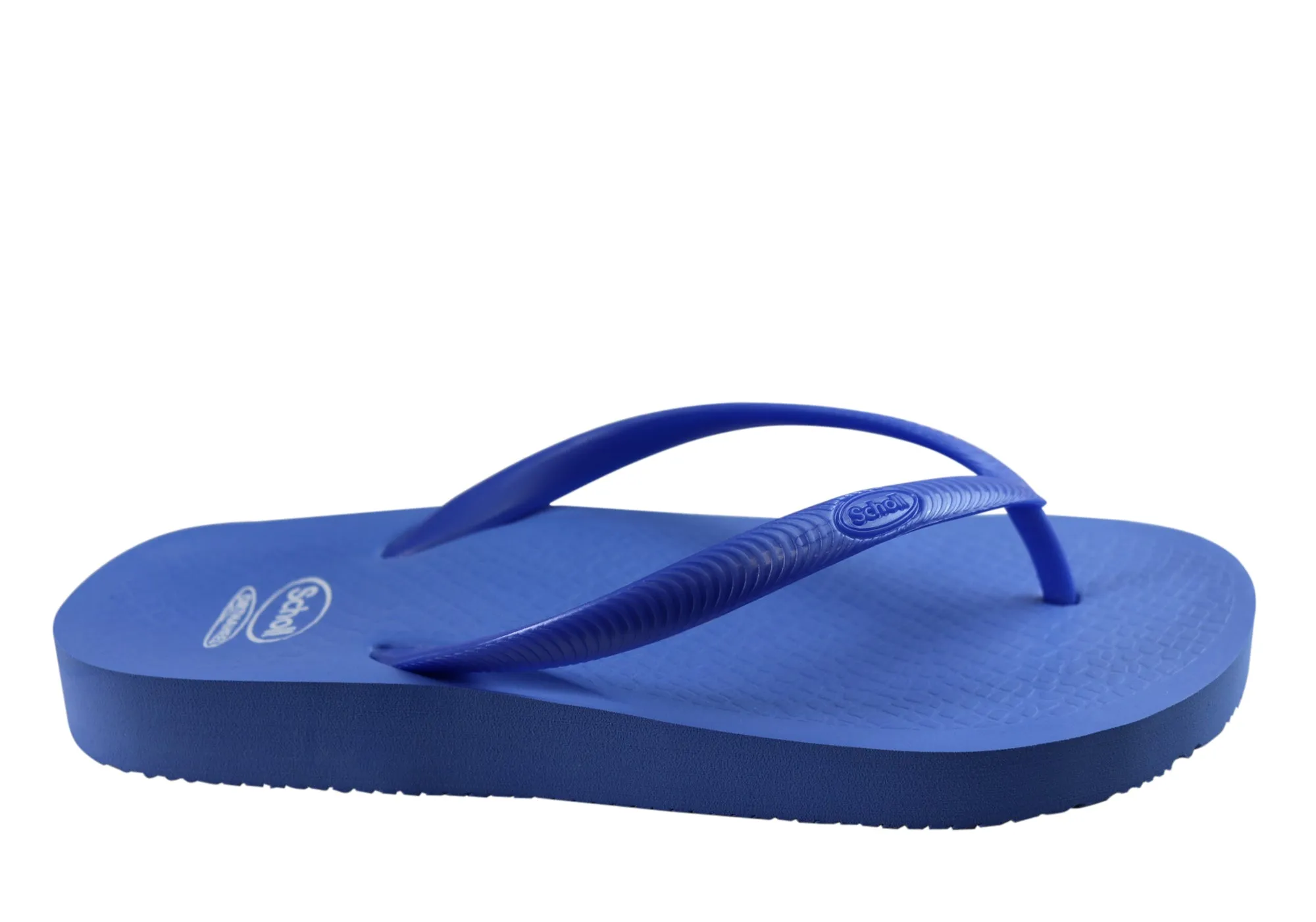 Scholl Orthaheel Fiji Womens Comfortable Rubber Thongs With Support Scholl Orthaheel Shoes