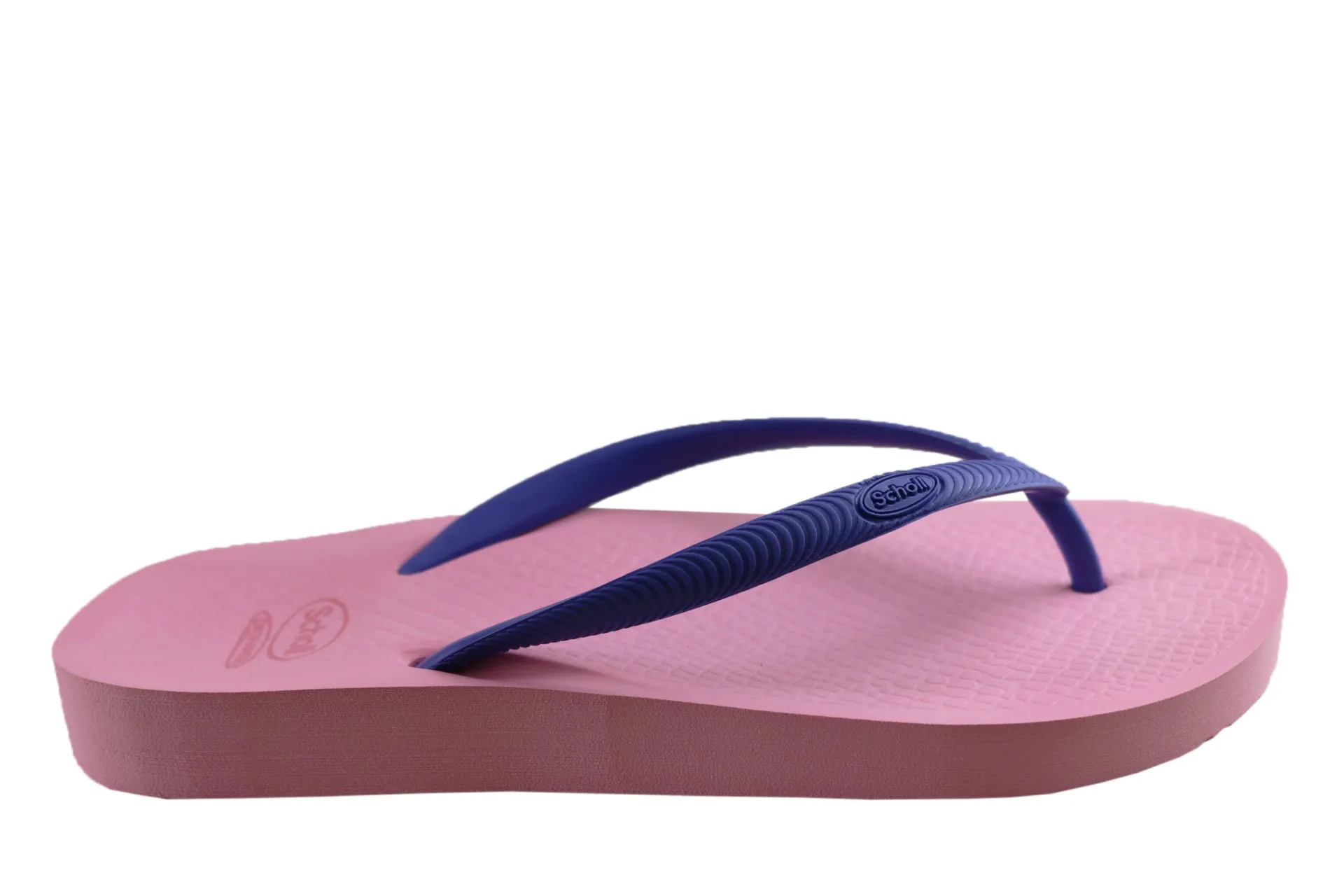 Scholl Orthaheel Fiji Womens Comfortable Rubber Thongs With Support Scholl Orthaheel Shoes